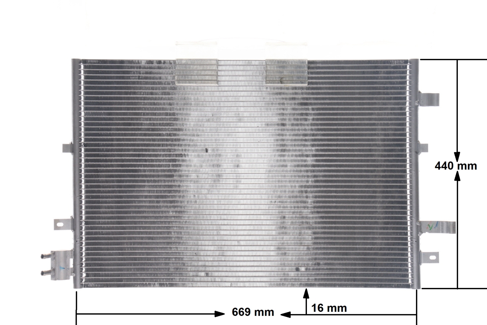 MAHLE ORIGINAL AC 690 000S: Condensator, climatizare cu inel etansare, fara uscator