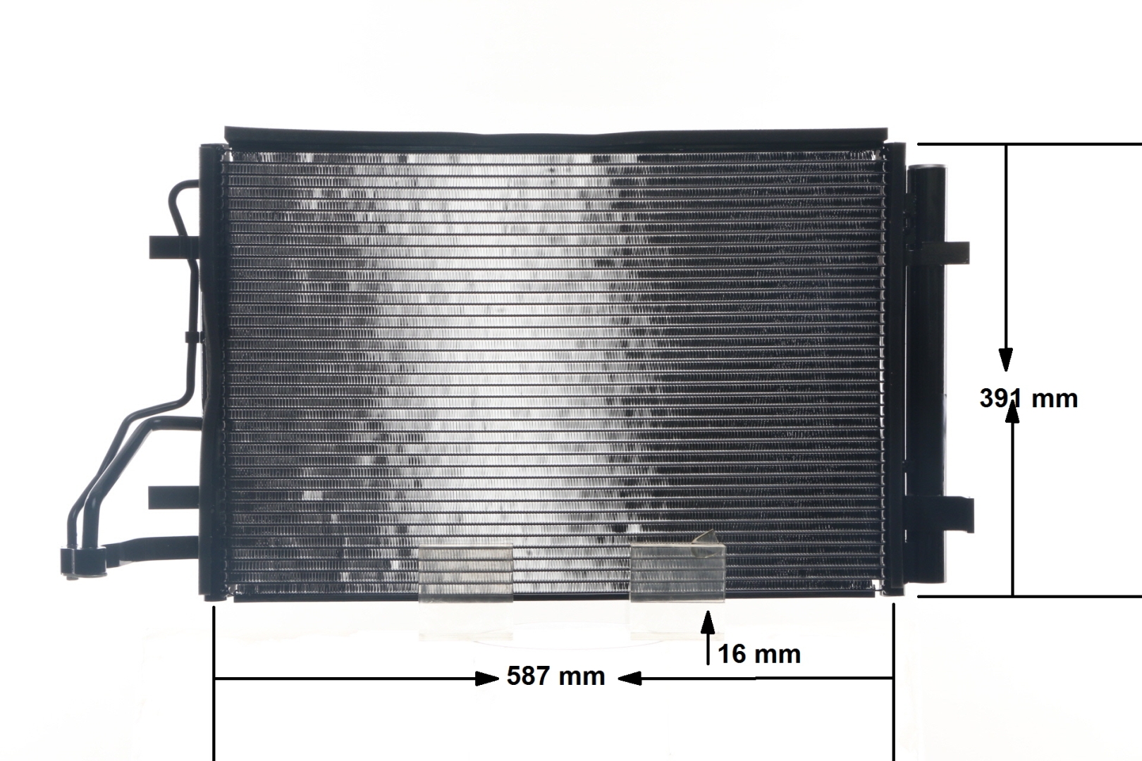 MAHLE ORIGINAL AC 697 000S: Klimakondensator BEHR mit Trockner