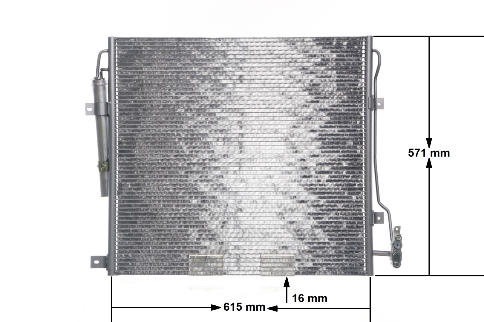 MAHLE ORIGINAL AC 760 000S Кондензатор, климатизация LAND ROVER Range Rover Sport (L320) 375 K.C. бензин цена