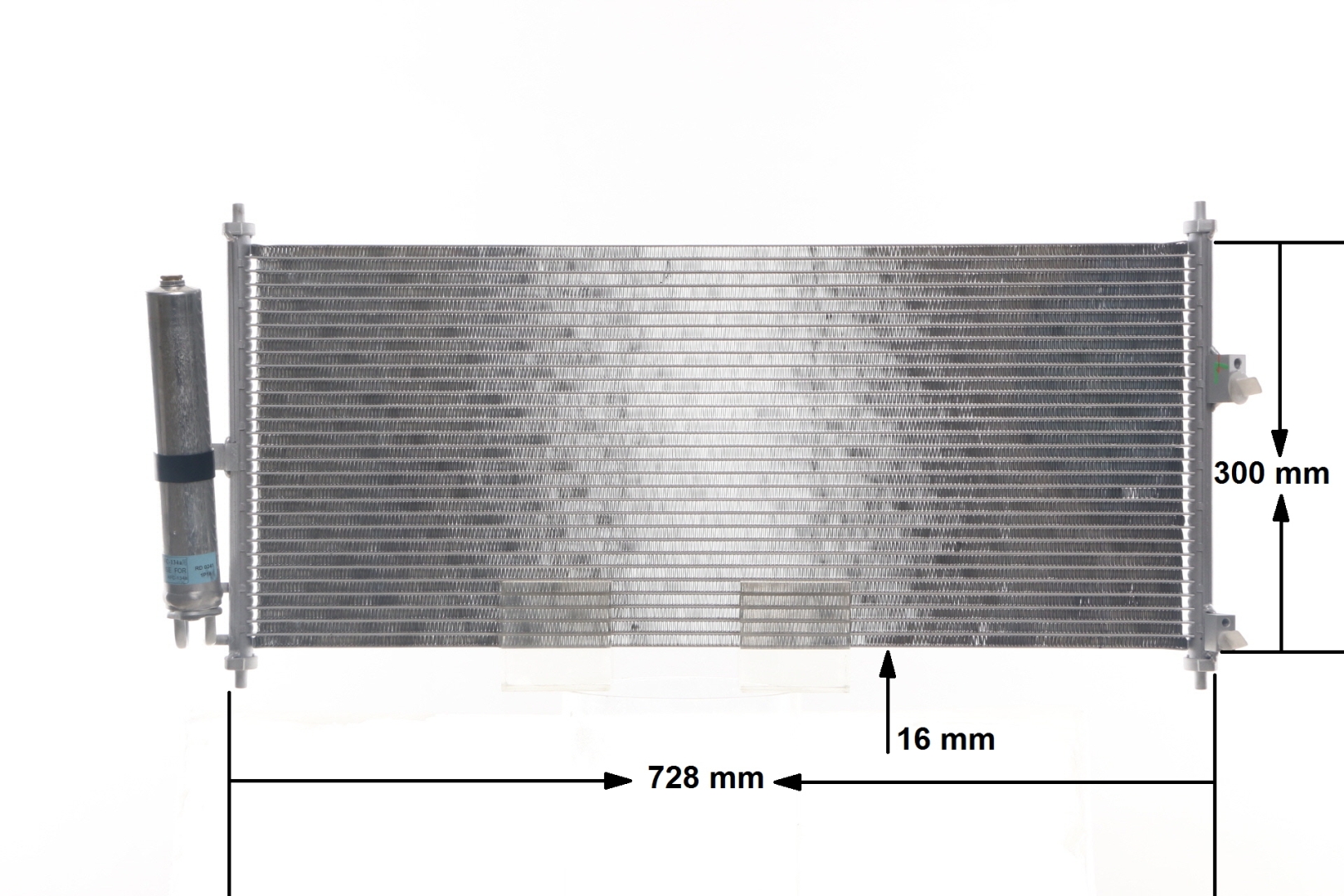 MAHLE ORIGINAL AC 788 000S: Condensador, aire acondicionado BEHR con secador