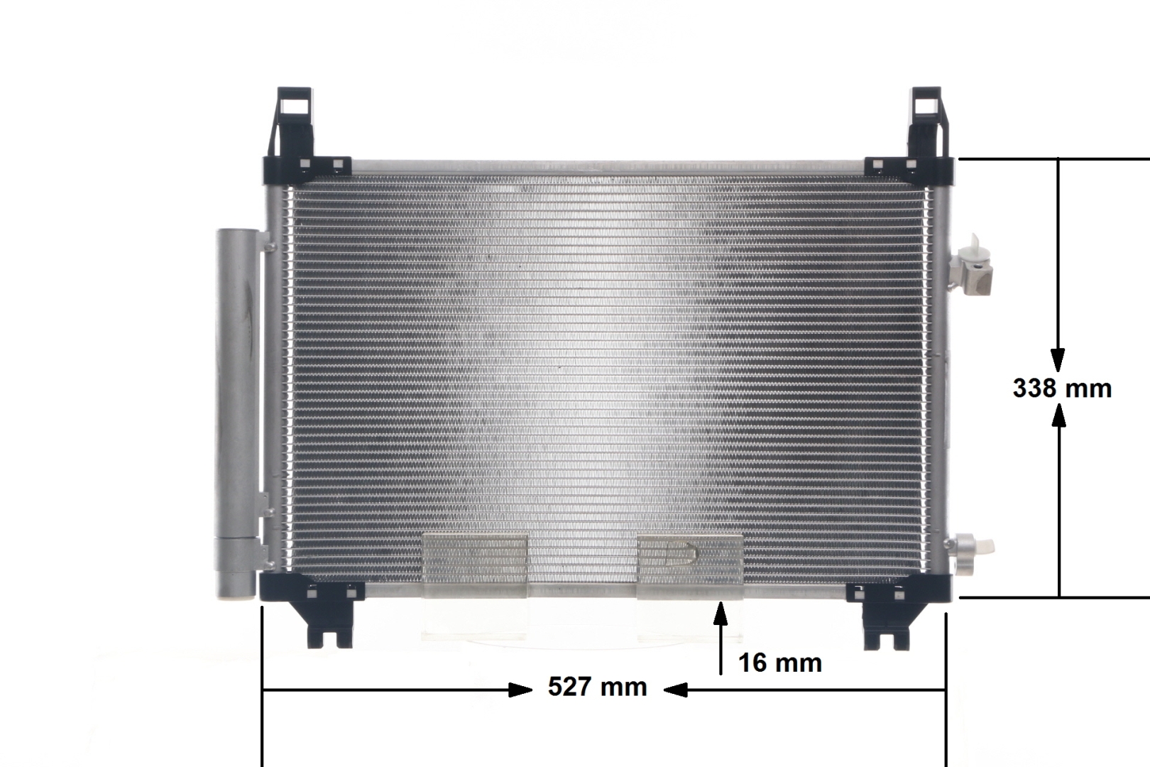 MAHLE ORIGINAL AC 806 000S Συμπυκνωτής, σύστ. κλιματισμού TOYOTA Yaris Hatchback (_P13_) 90 PS Πετρέλαιο κόστος