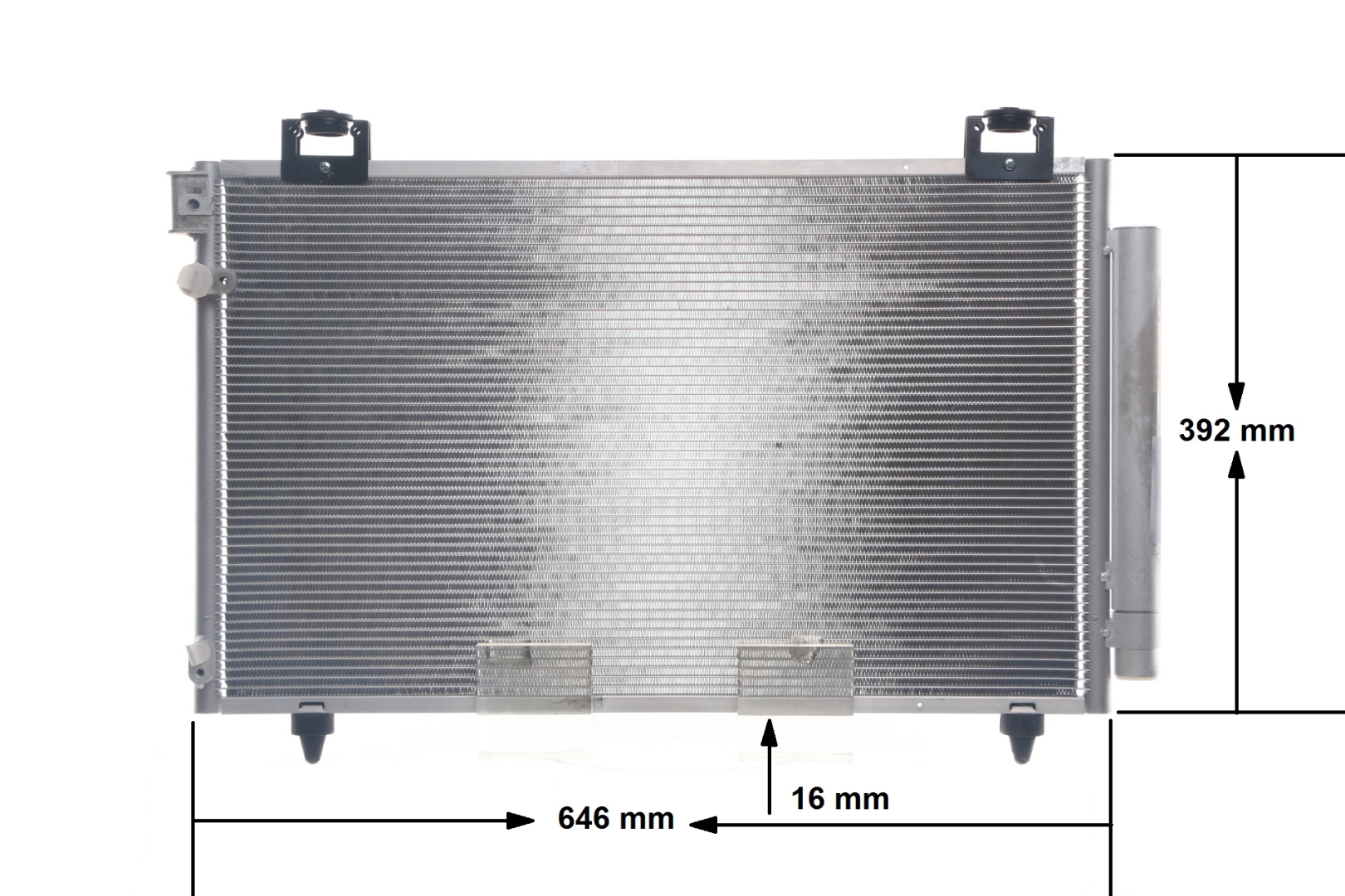 MAHLE ORIGINAL AC 814 000S: Condensator, climatizare cu uscator