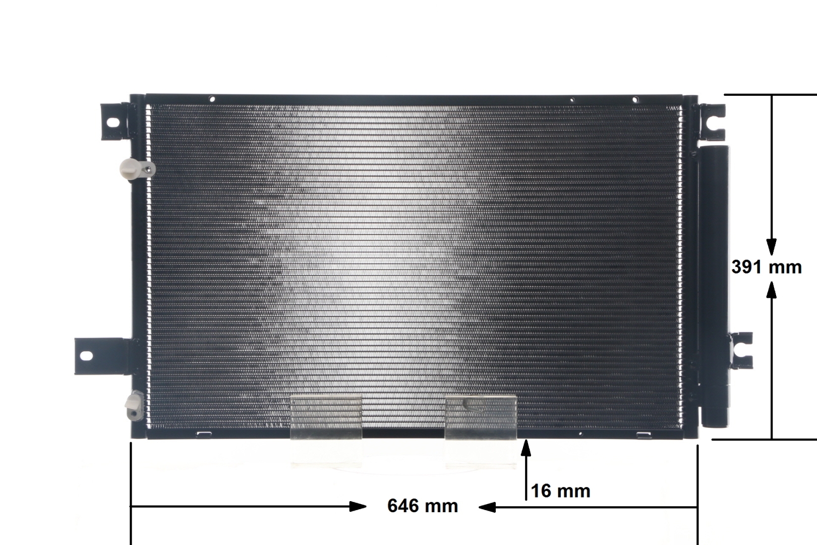 MAHLE ORIGINAL AC 819 000S: Condenseur, climatisation BEHR avec déshydrateur