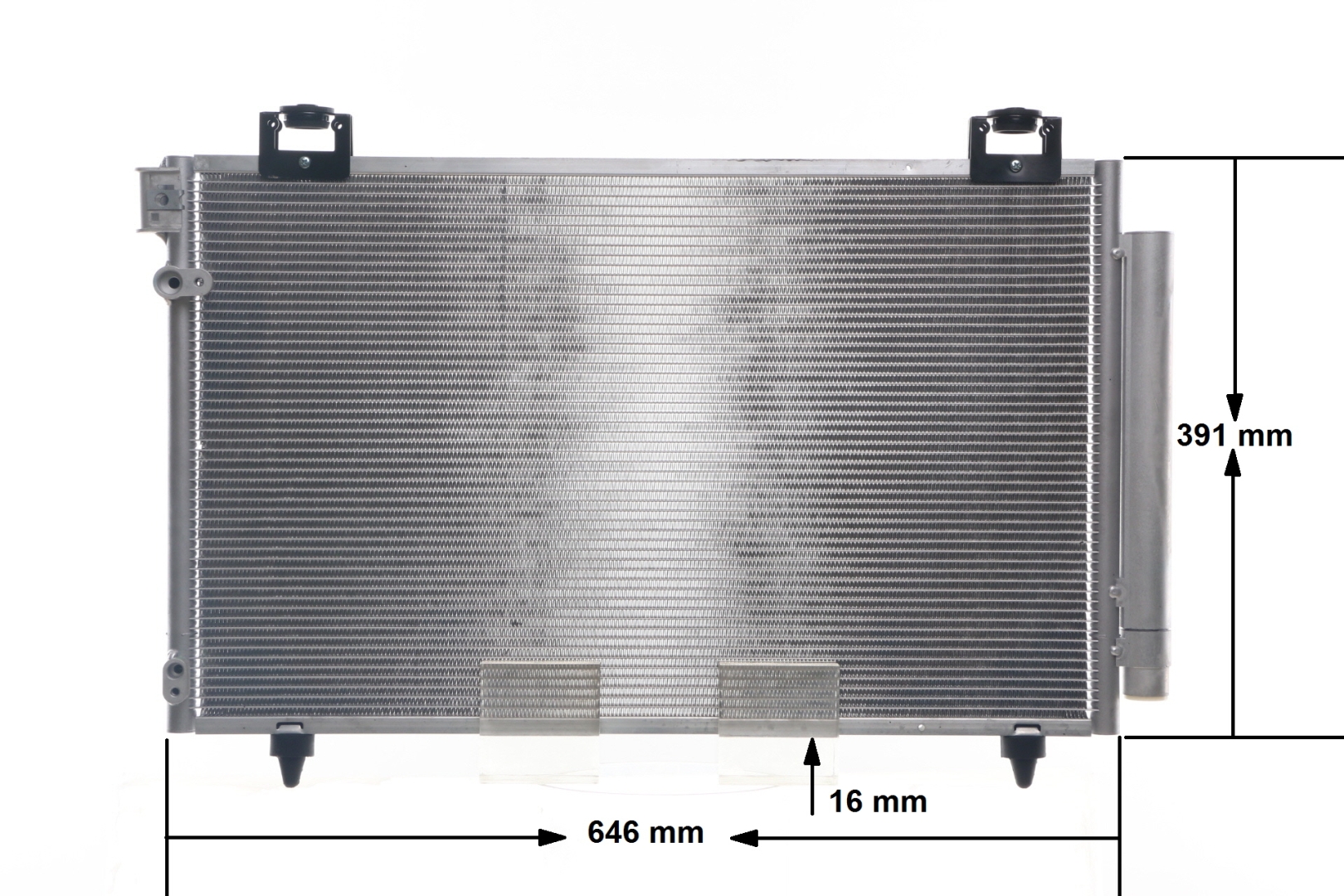 MAHLE ORIGINAL AC 831 000S: Condensator, climatizare cu uscator