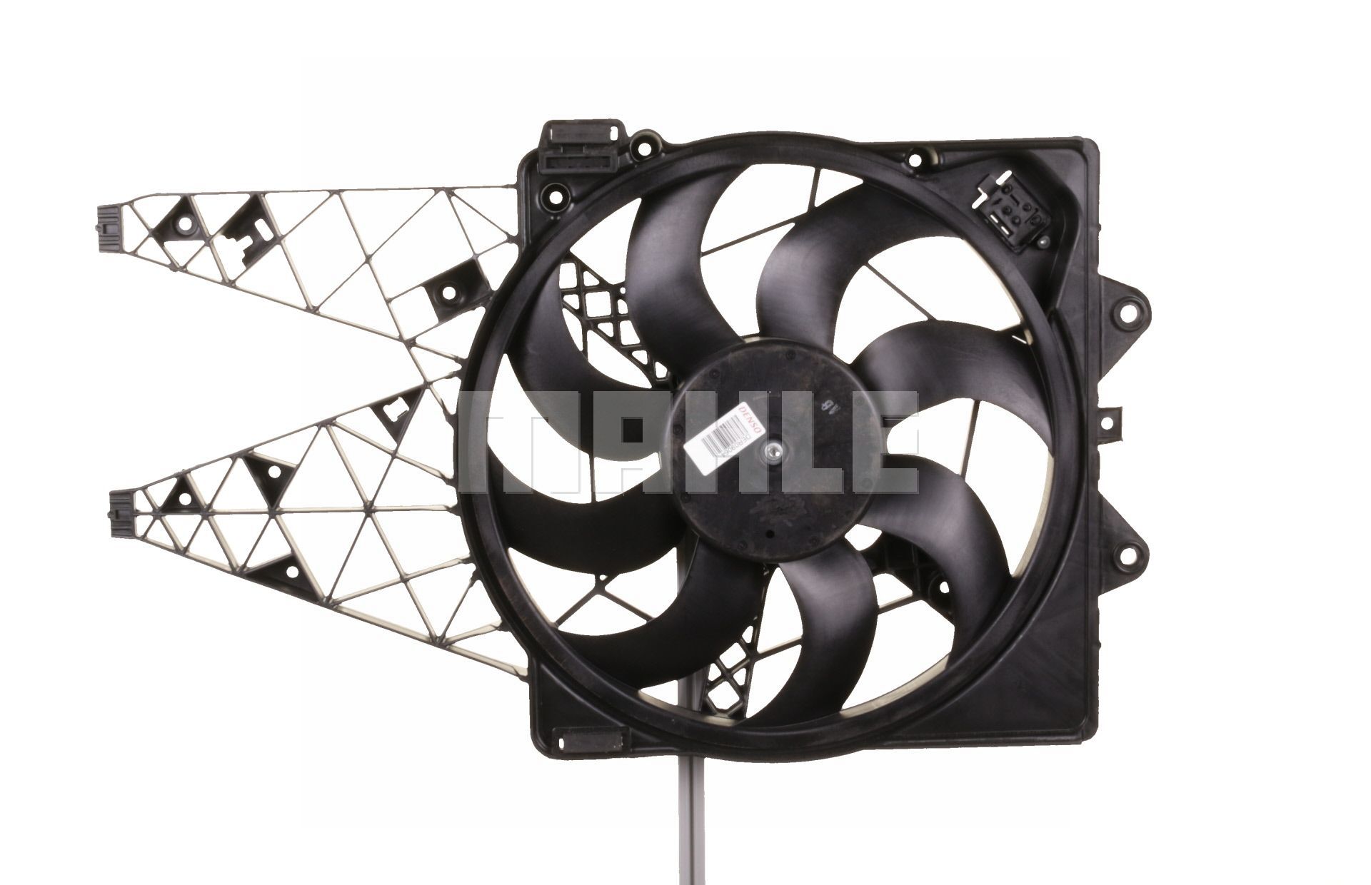 MAHLE ORIGINAL CFF 361 000P: Ventilator, radiator 384mm, cu cadru de fixare, cu rama aerisire radiator, cu rezistenta