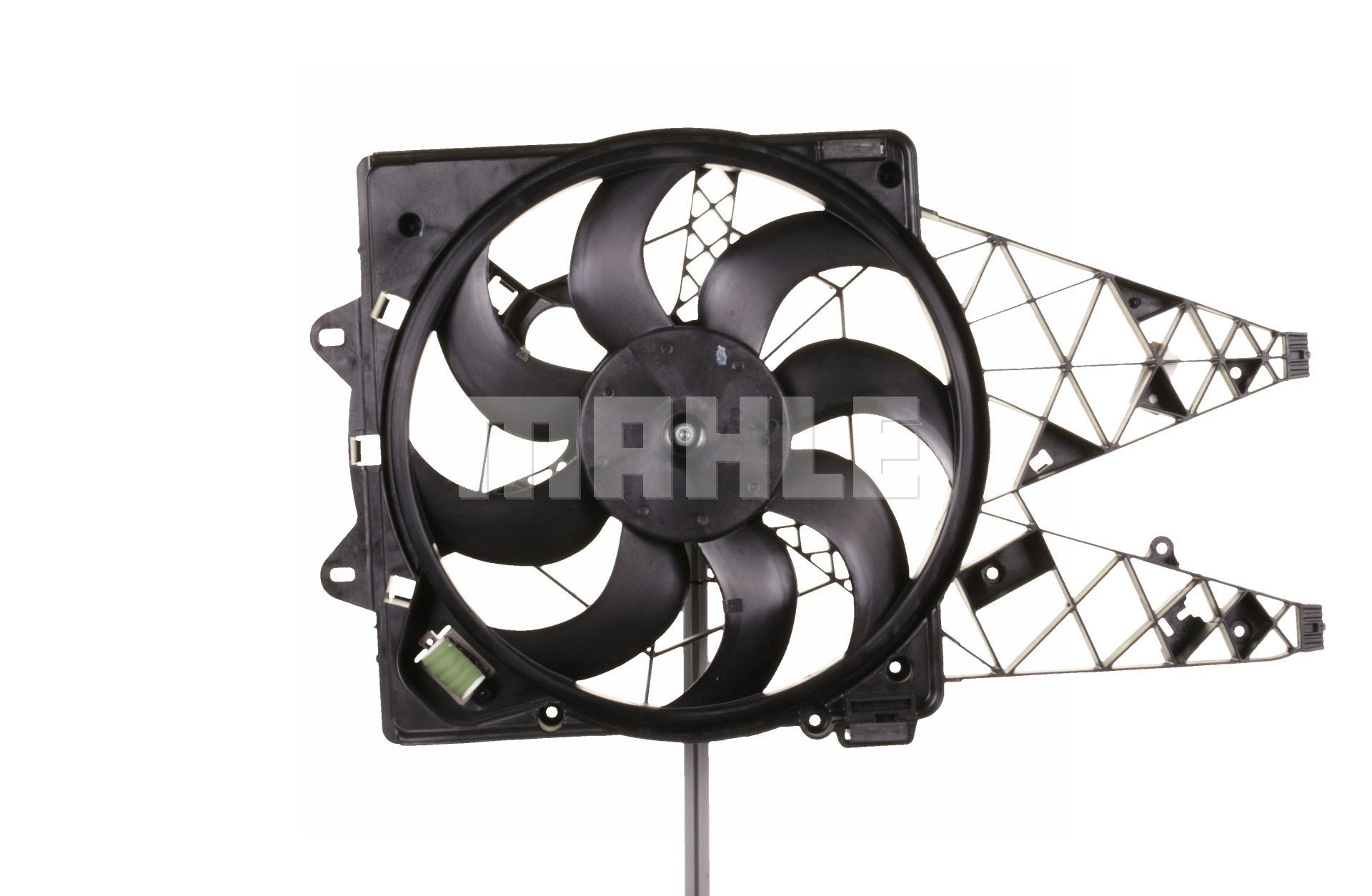MAHLE ORIGINAL CFF 362 000P: Ventilator, radiator 405mm, cu cadru de fixare, cu rama aerisire radiator, cu rezistenta
