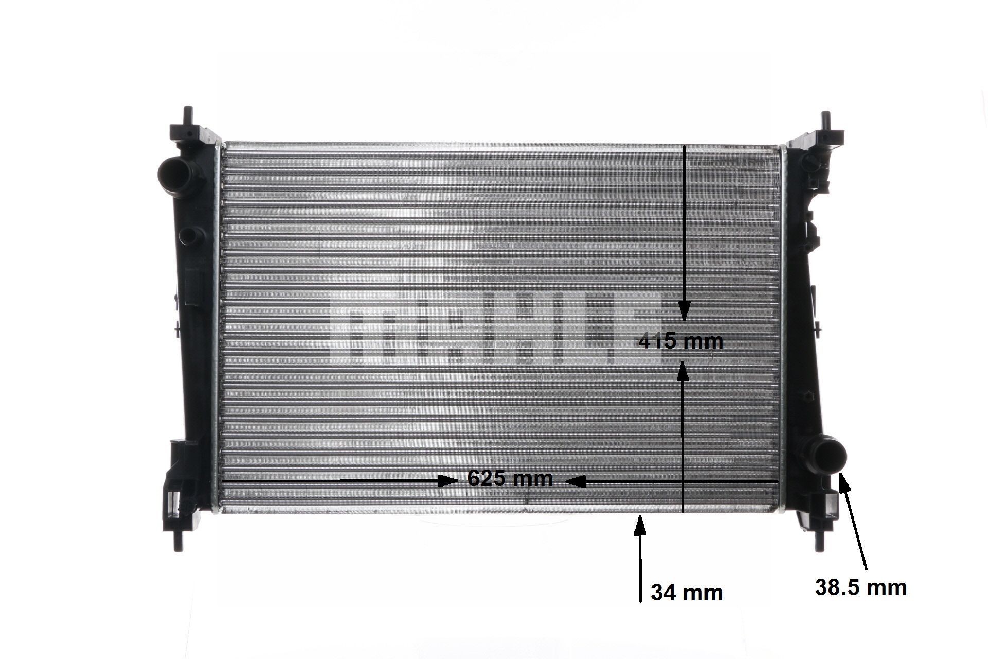 MAHLE ORIGINAL CR 1112 000S Chłodnica, układ chłodzenia silnika CHRYSLER Delta Hatchback 140 KM benzyna koszt