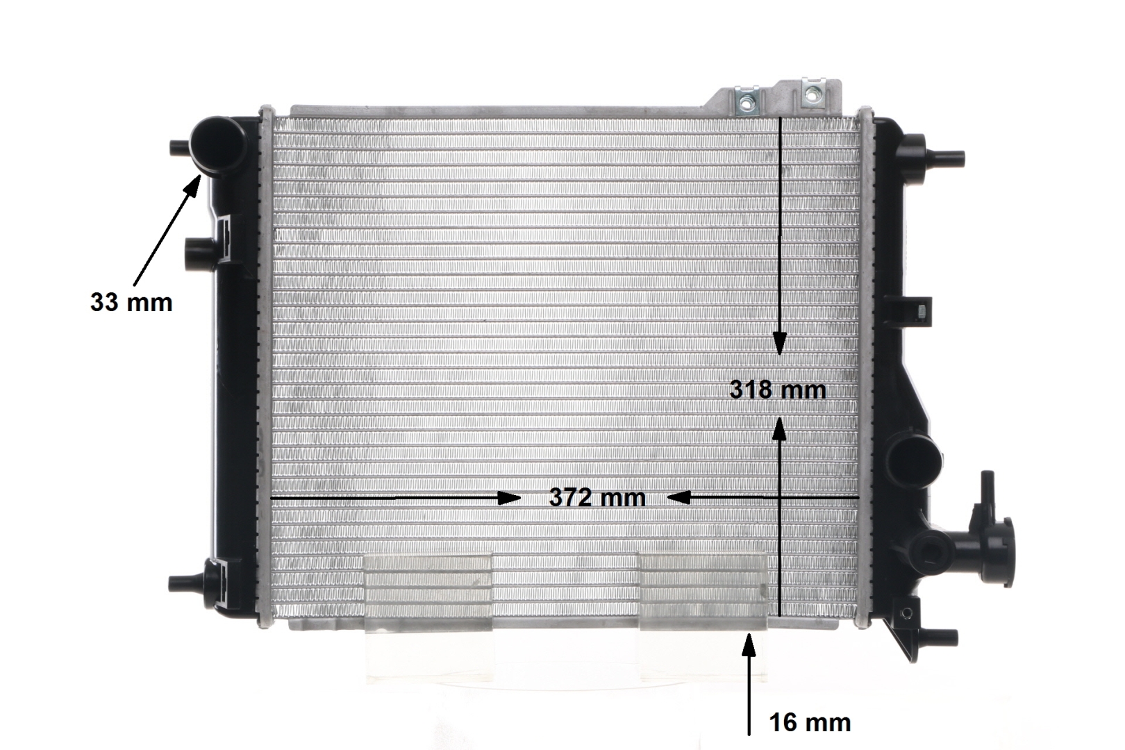 MAHLE ORIGINAL CR 1115 000S Chłodnica, układ chłodzenia silnika HYUNDAI GETZ (TB) 85 KM benzyna koszt