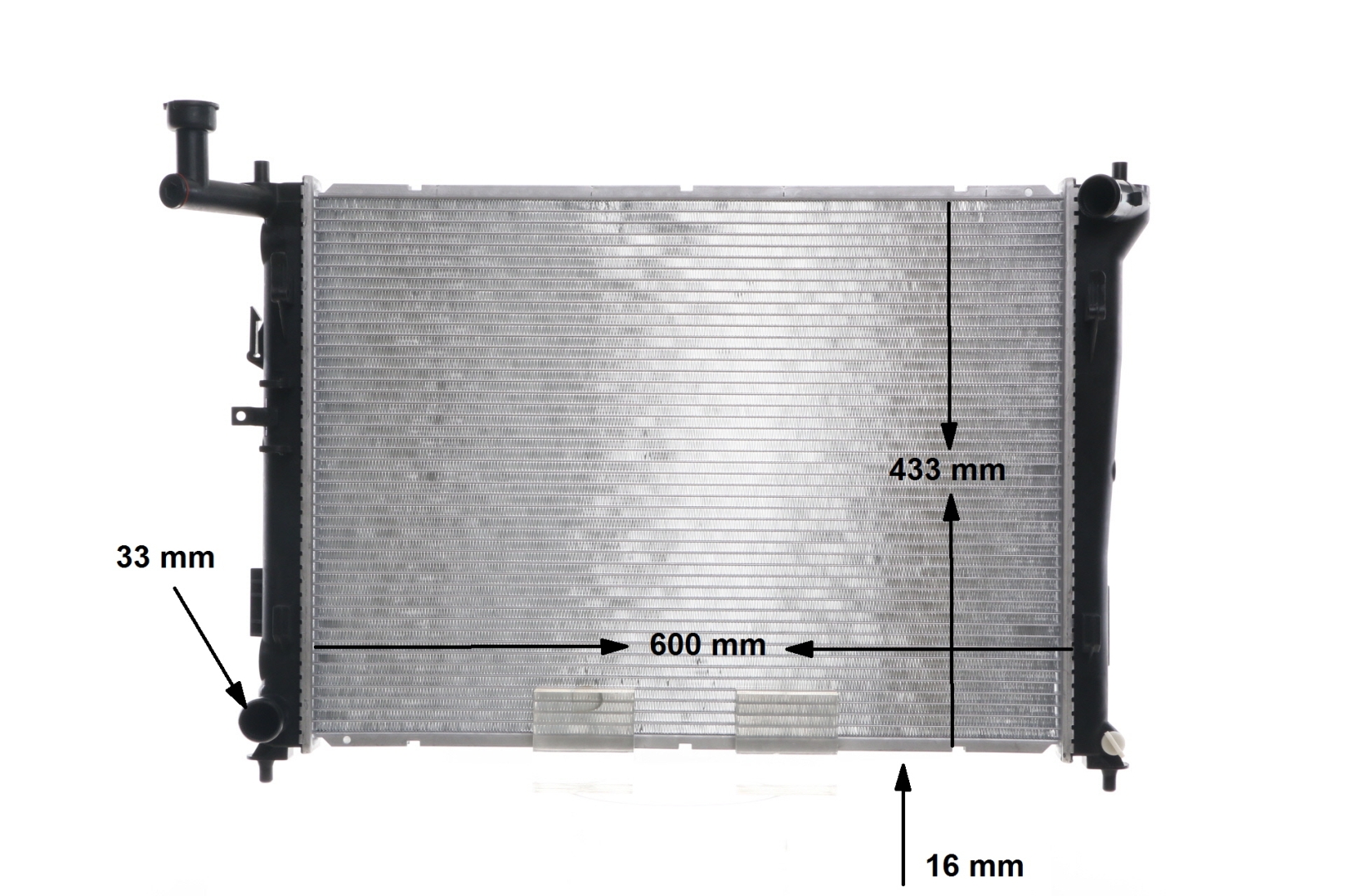 MAHLE ORIGINAL CR 1118 000S: Kühler, Motorkühlung BEHR