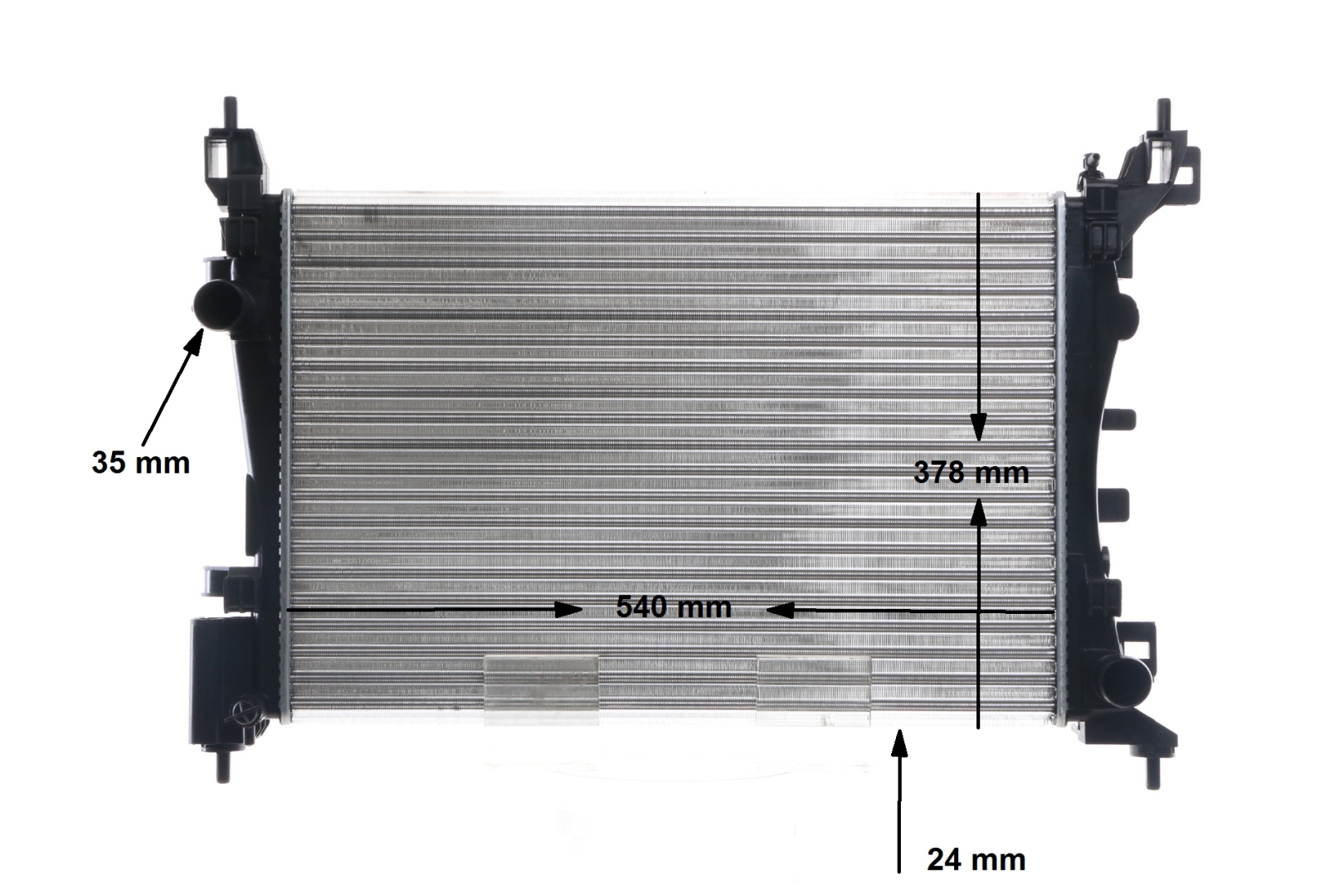 MAHLE ORIGINAL CR 1121 000S: Radiateur du moteur BEHR avec flexible