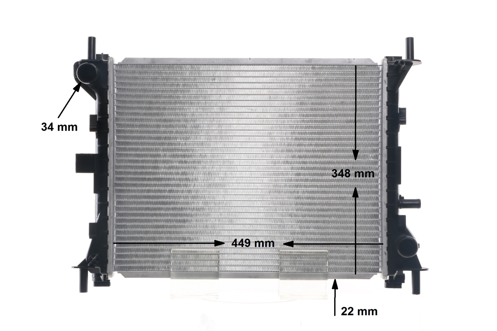 MAHLE ORIGINAL CR 1136 000S: Radiator, motorkjøling