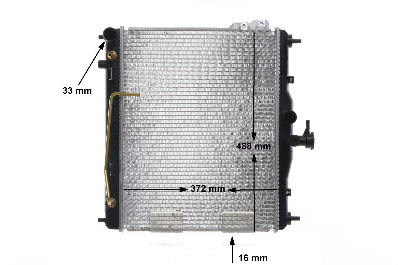 MAHLE ORIGINAL CR 1278 000S: Chłodnica, układ chłodzenia silnika BEHR