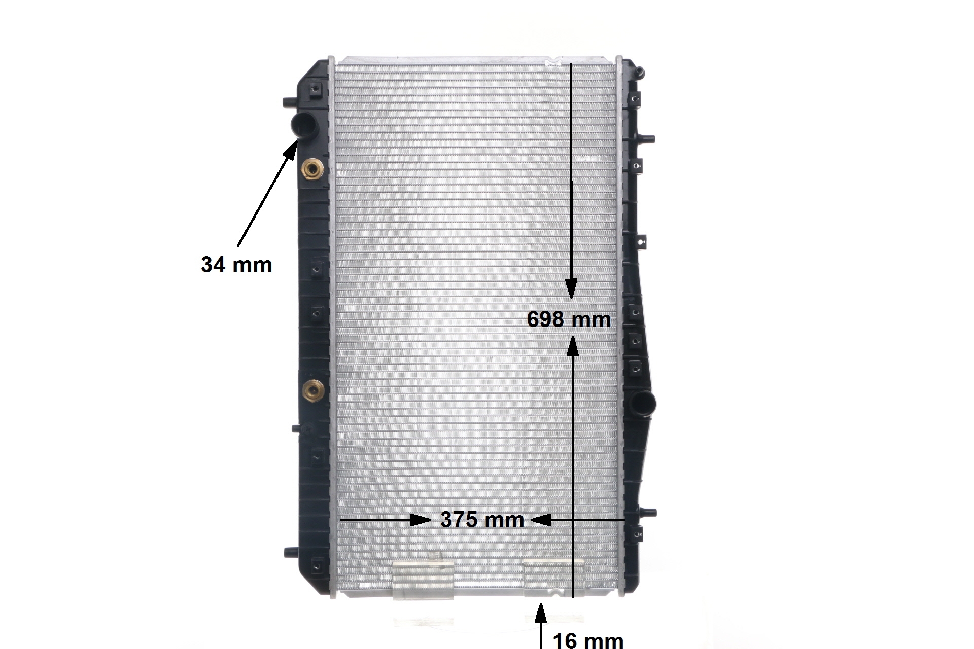 MAHLE ORIGINAL CR 1308 000S: Chłodnica, układ chłodzenia silnika BEHR