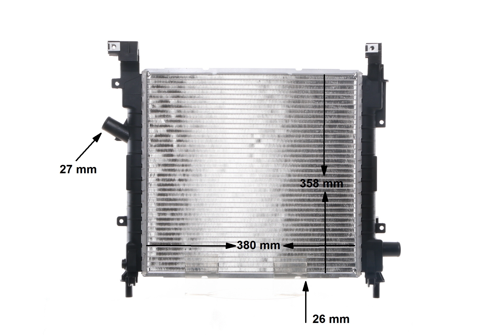 MAHLE ORIGINAL CR 1350 000S: Chłodnica, układ chłodzenia silnika BEHR