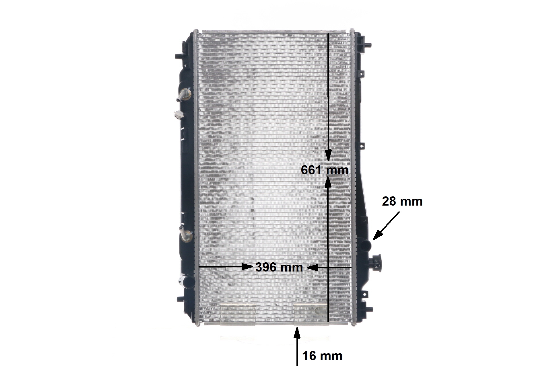 MAHLE ORIGINAL CR 1458 000S: Kühler, Motorkühlung BEHR