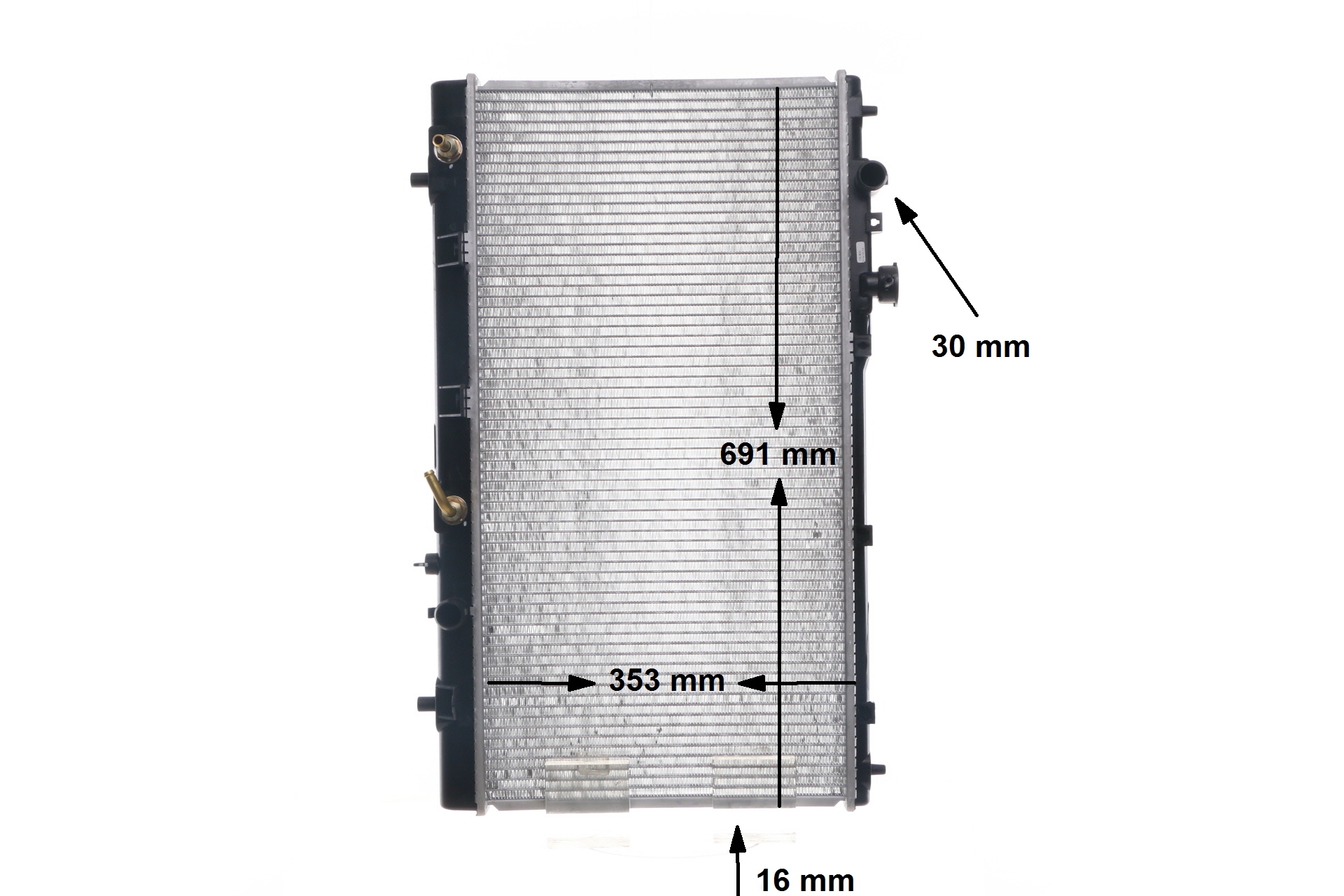 MAHLE ORIGINAL CR 1474 000S: Chłodnica, układ chłodzenia silnika BEHR