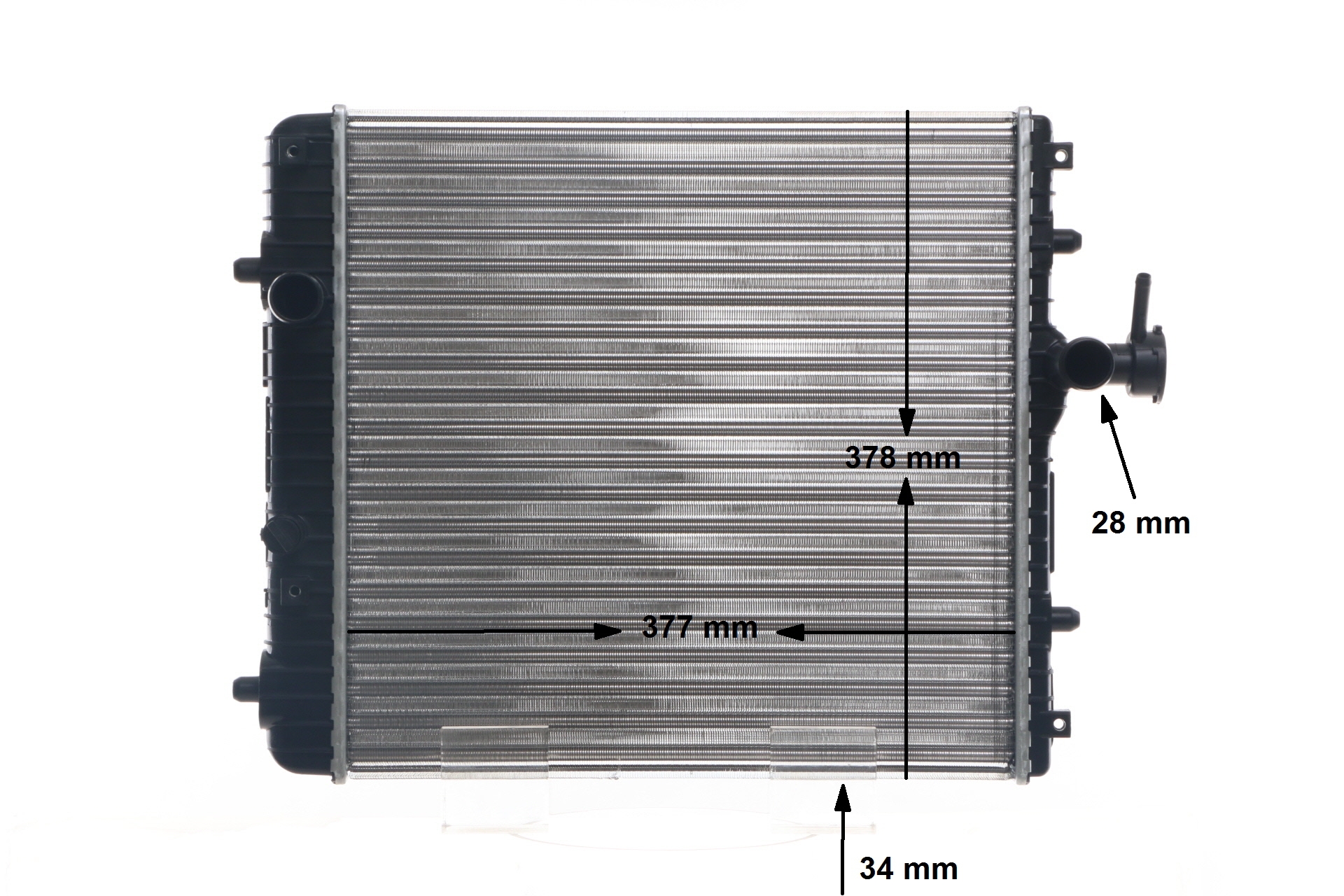 MAHLE ORIGINAL CR 1495 001S: Chłodnica, układ chłodzenia silnika BEHR