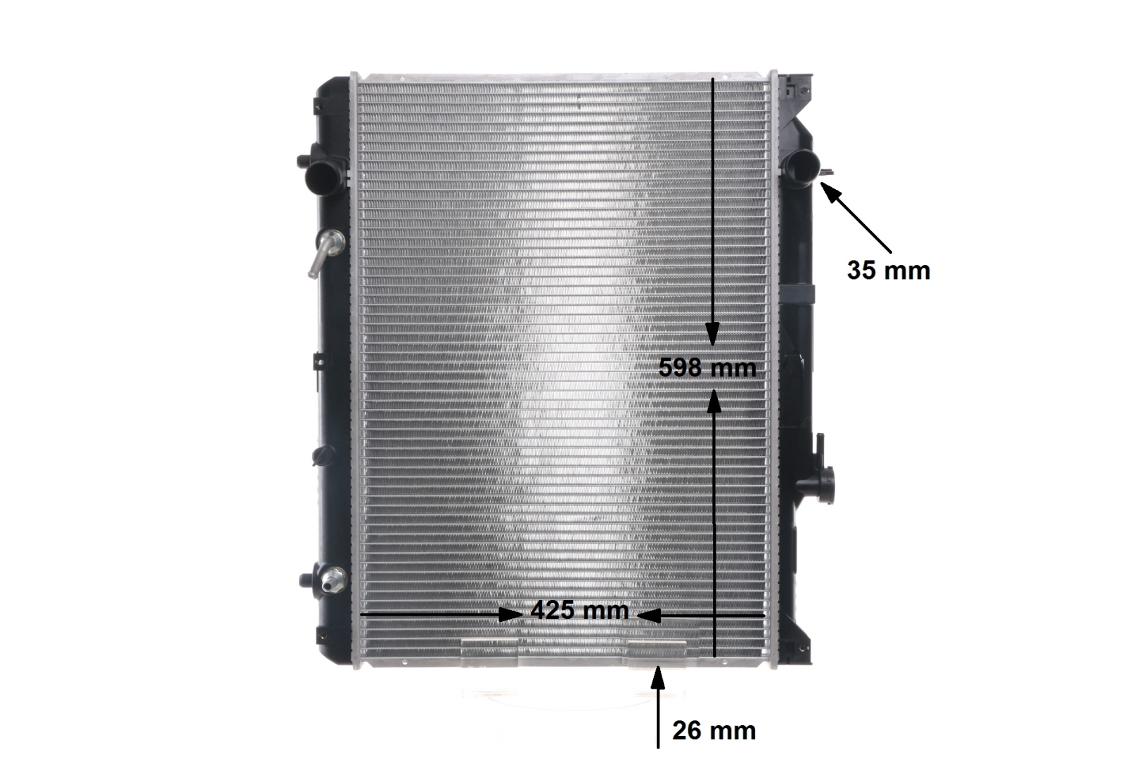 MAHLE ORIGINAL CR 1515 000S: Chłodnica, układ chłodzenia silnika BEHR