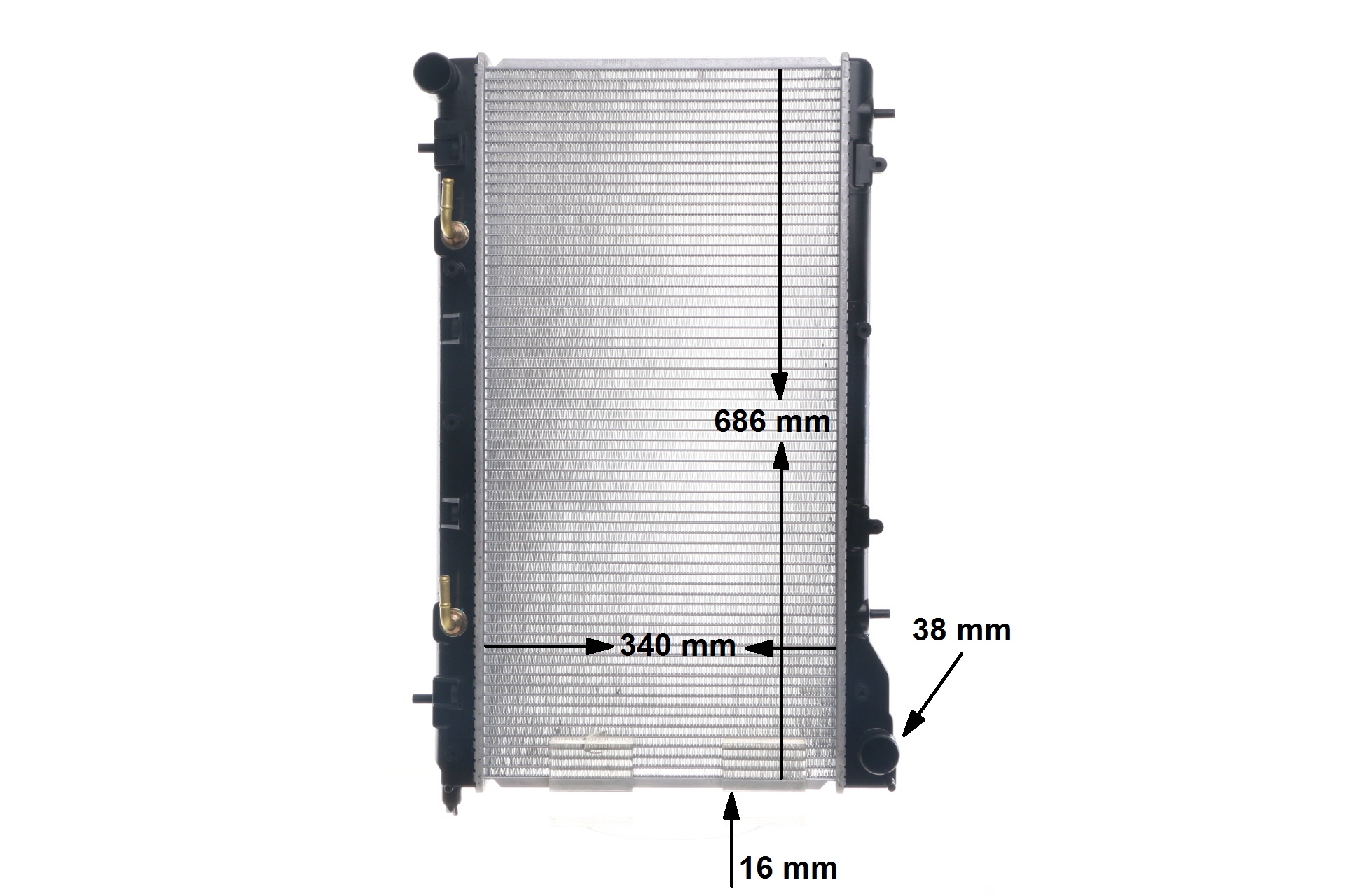 MAHLE ORIGINAL CR 1561 000S: Chłodnica, układ chłodzenia silnika BEHR