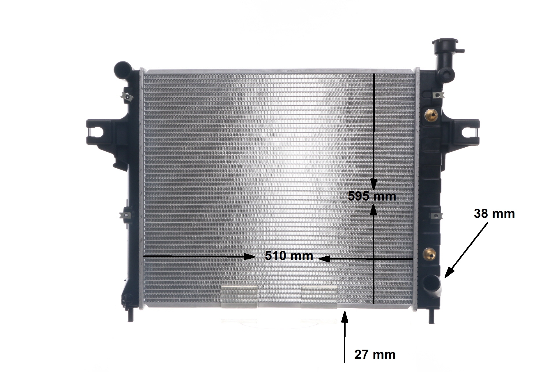 MAHLE ORIGINAL CR 1562 000S: Radiateur du moteur BEHR