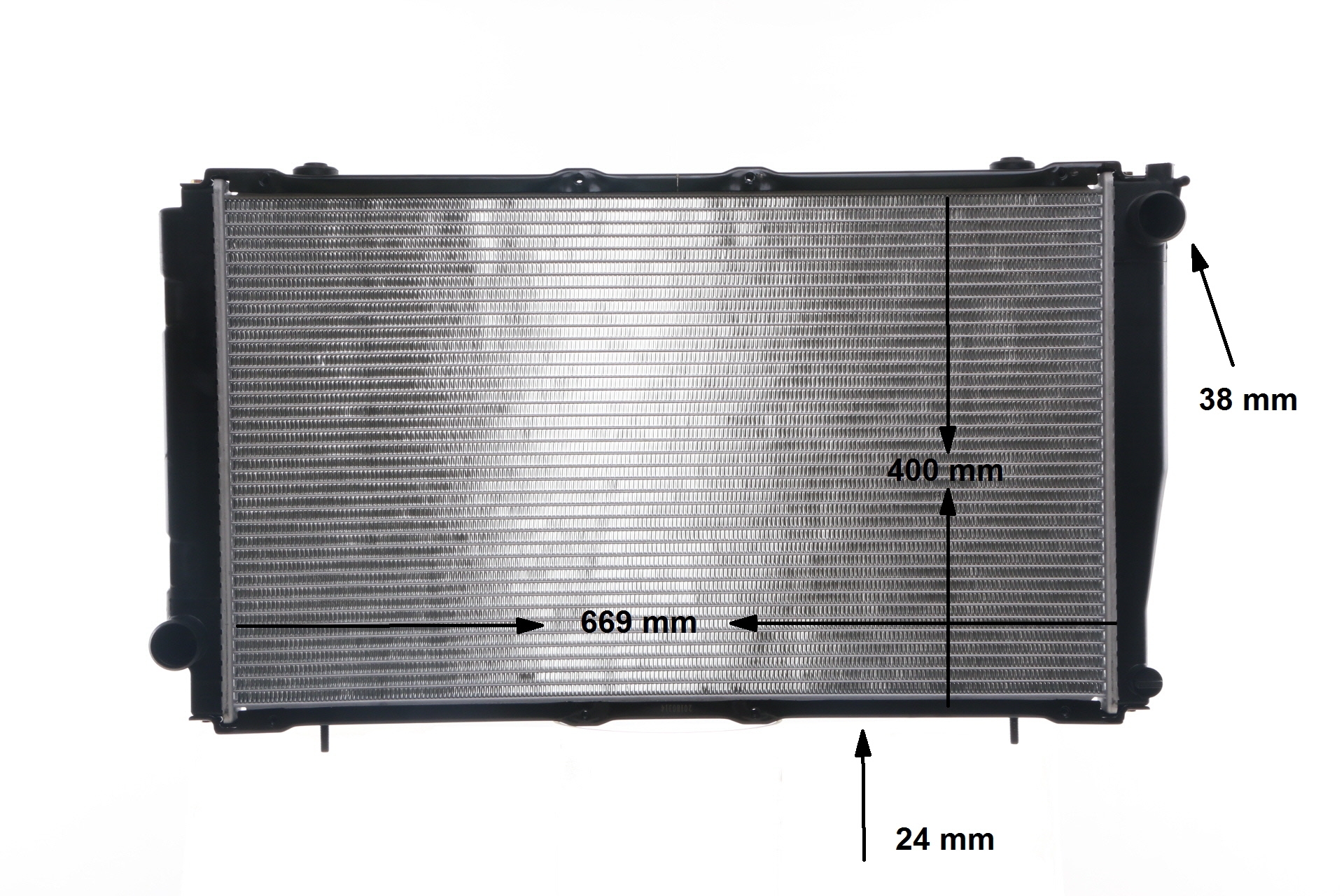 MAHLE ORIGINAL CR 1565 000S: Chłodnica, układ chłodzenia silnika BEHR