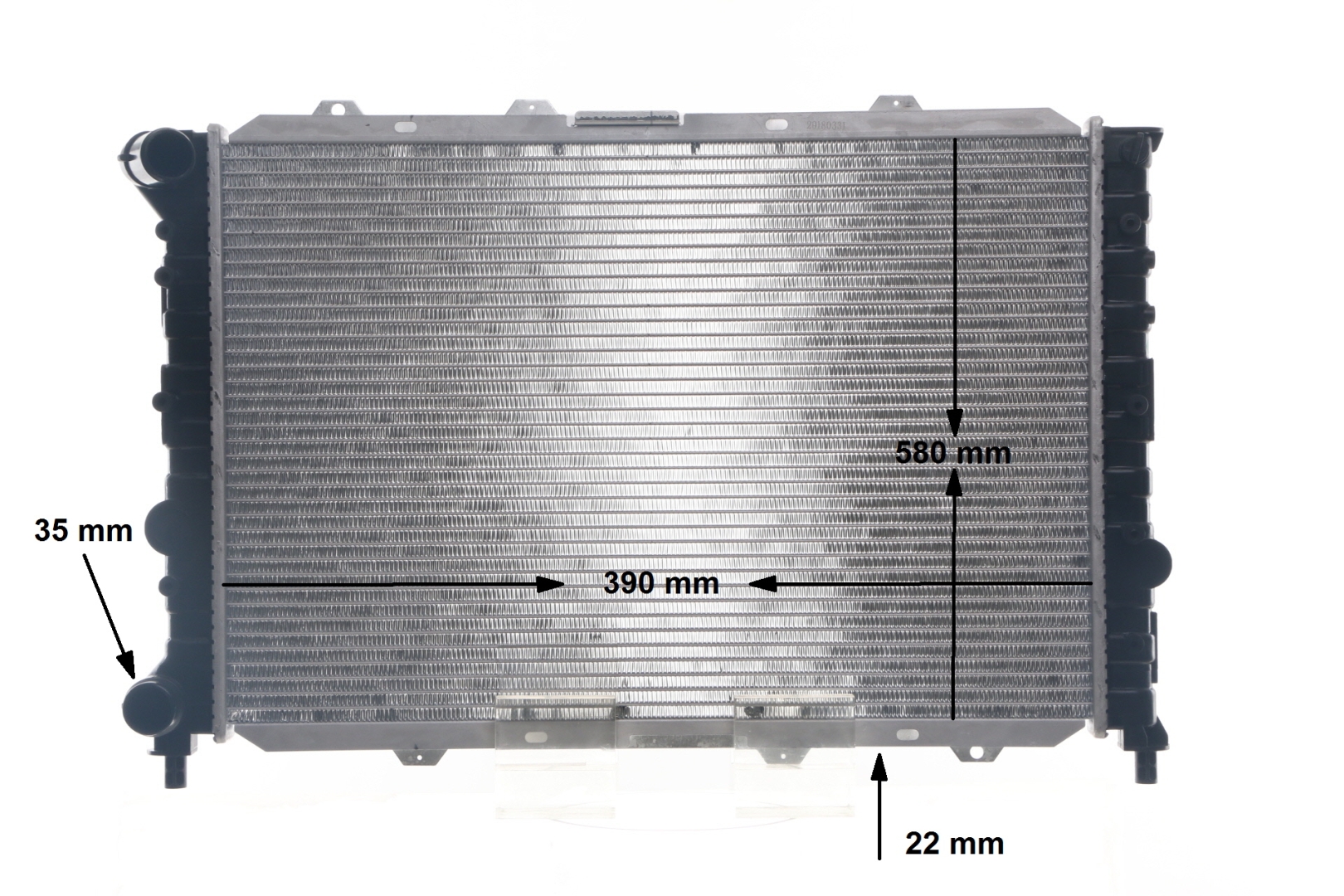 MAHLE ORIGINAL CR 1567 000S: Radiator, motorkjøling