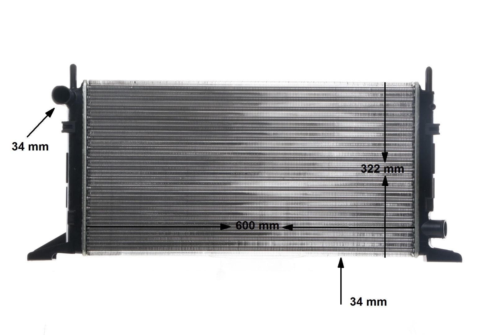 MAHLE ORIGINAL CR 157 000S: Radiator, racire motor