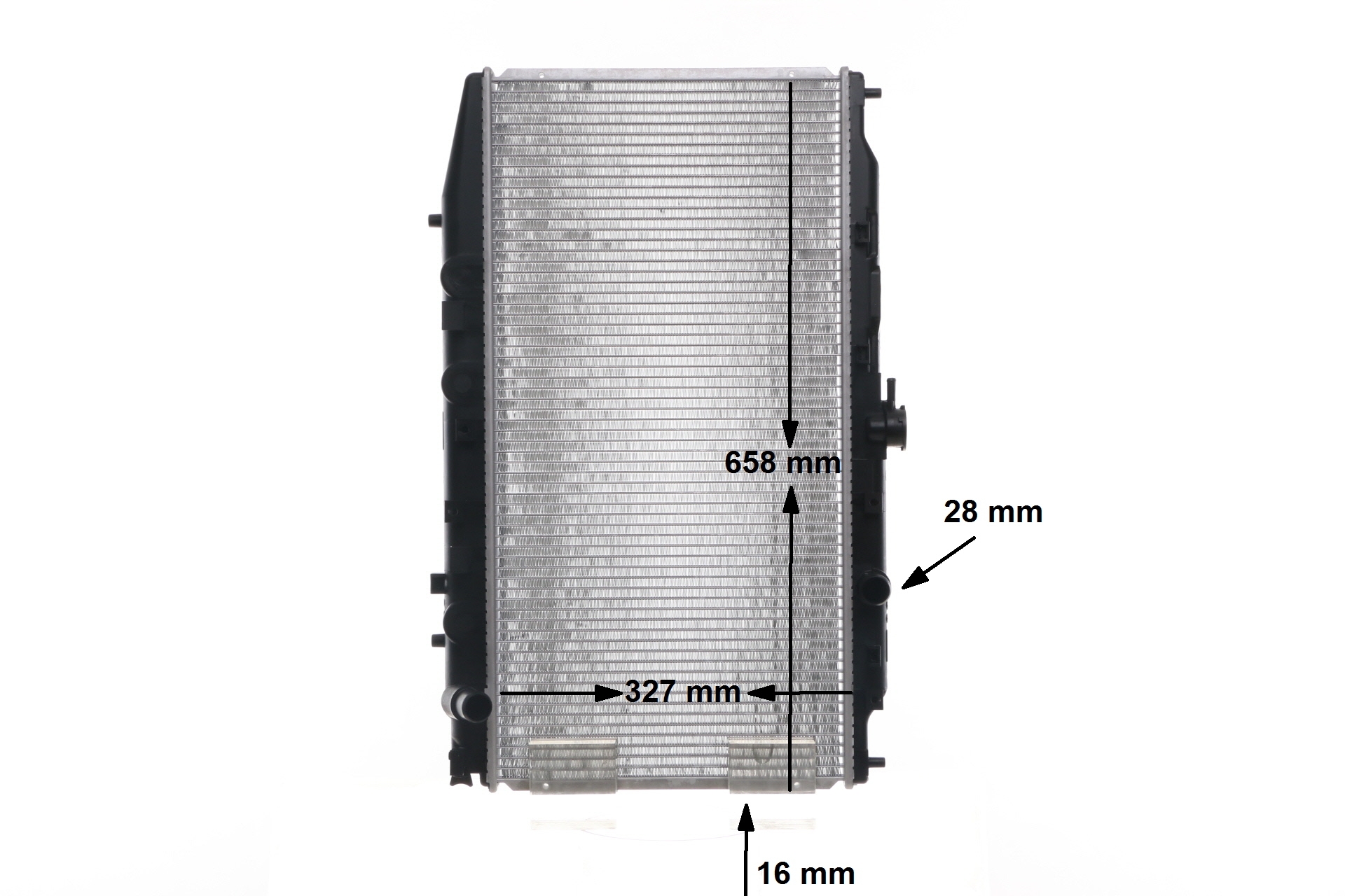 MAHLE ORIGINAL CR 158 000S: Kühler, Motorkühlung BEHR
