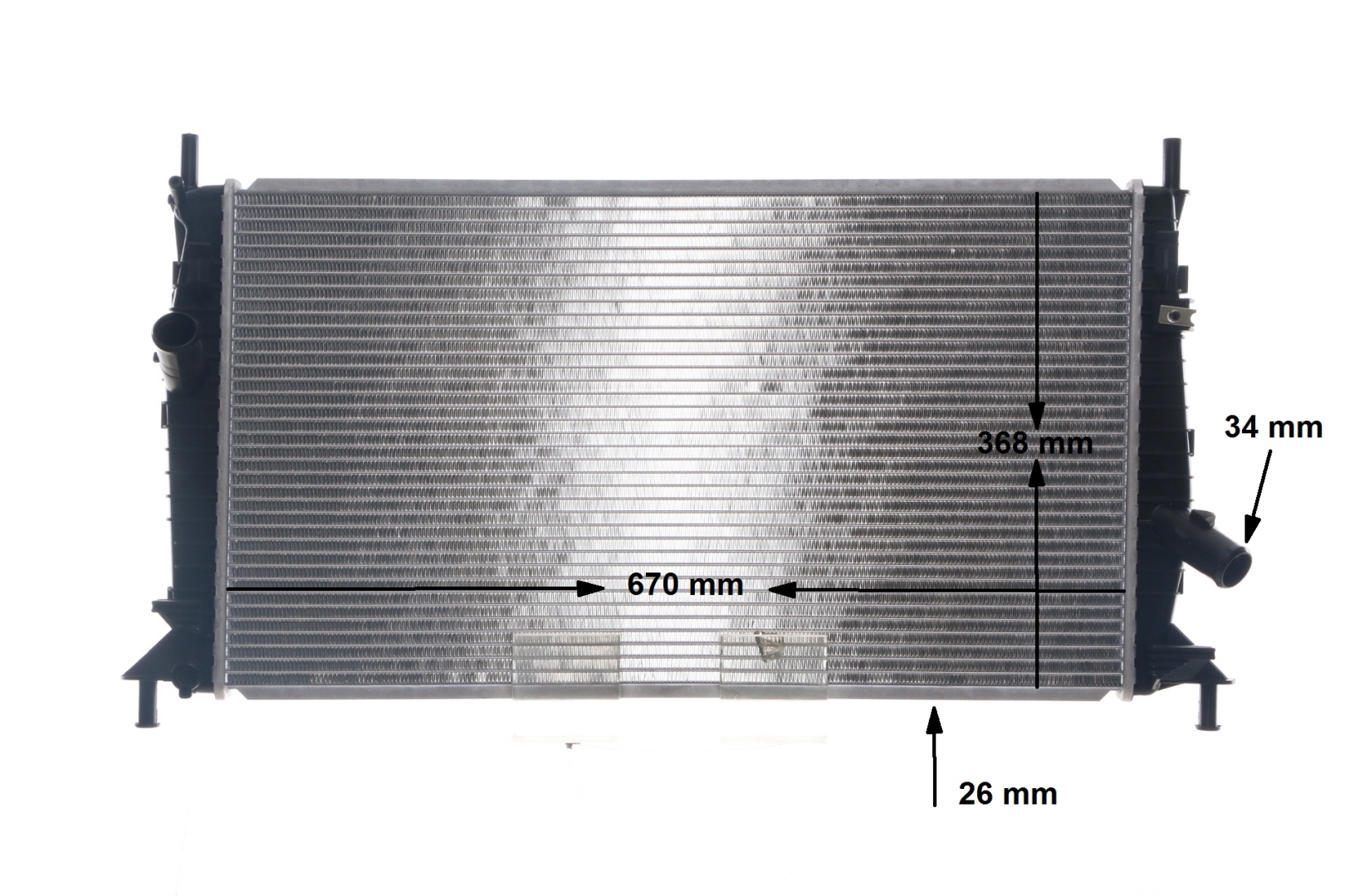 MAHLE ORIGINAL CR 1584 000S: Radiator, motorkjøling