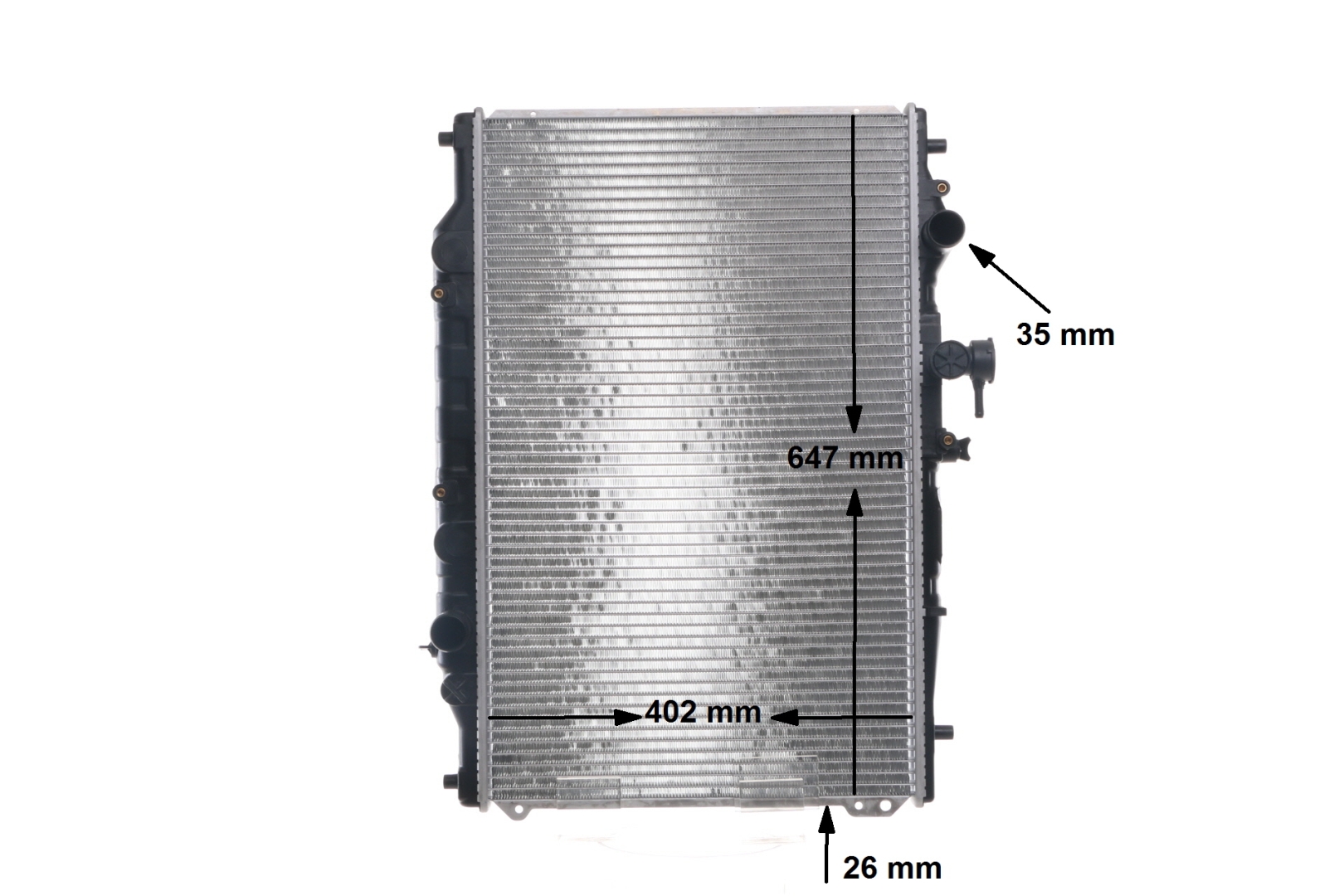 MAHLE ORIGINAL CR 160 000S: Radiator, racire motor
