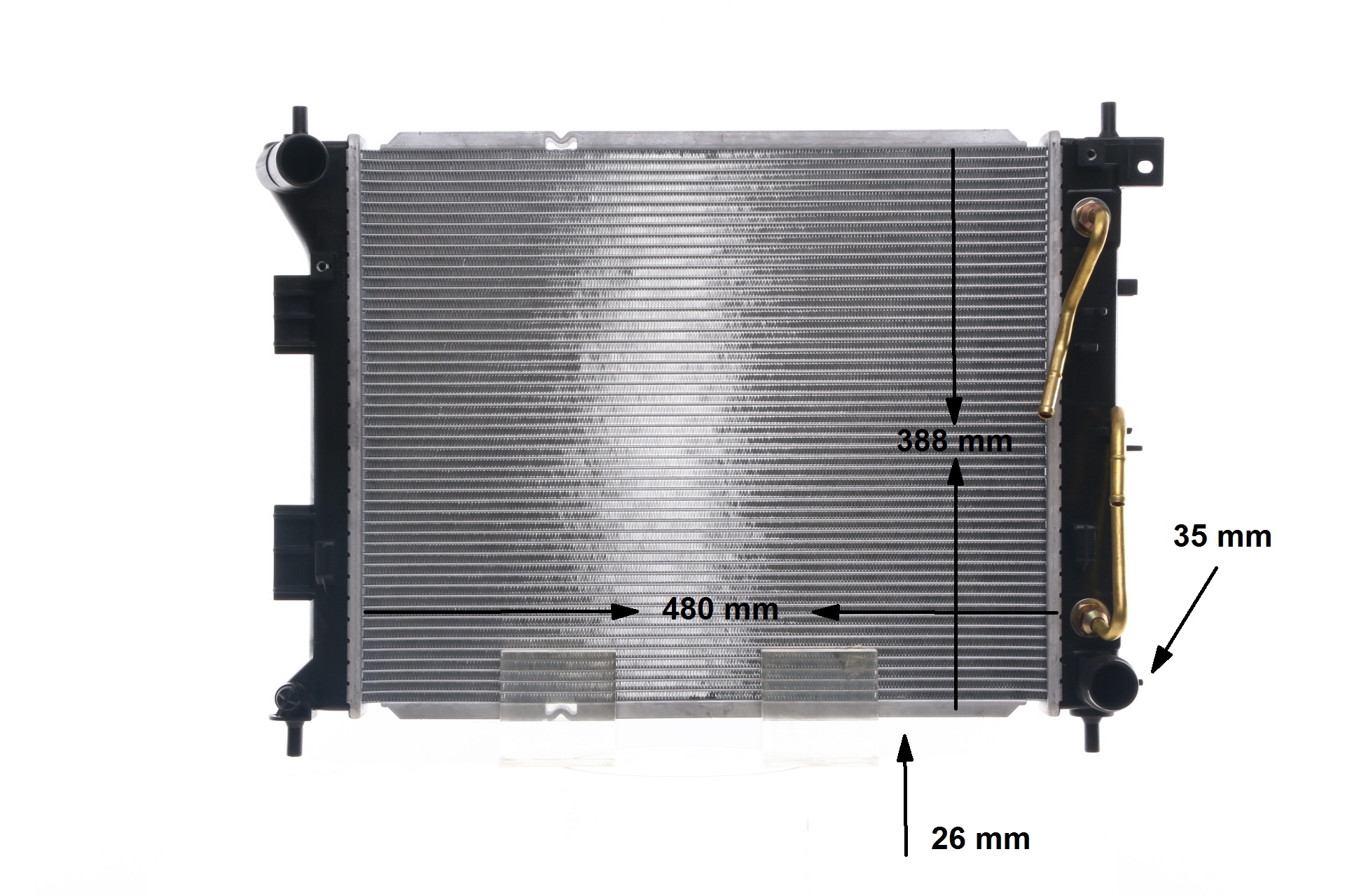 MAHLE ORIGINAL CR 1694 000S: Chłodnica, układ chłodzenia silnika BEHR