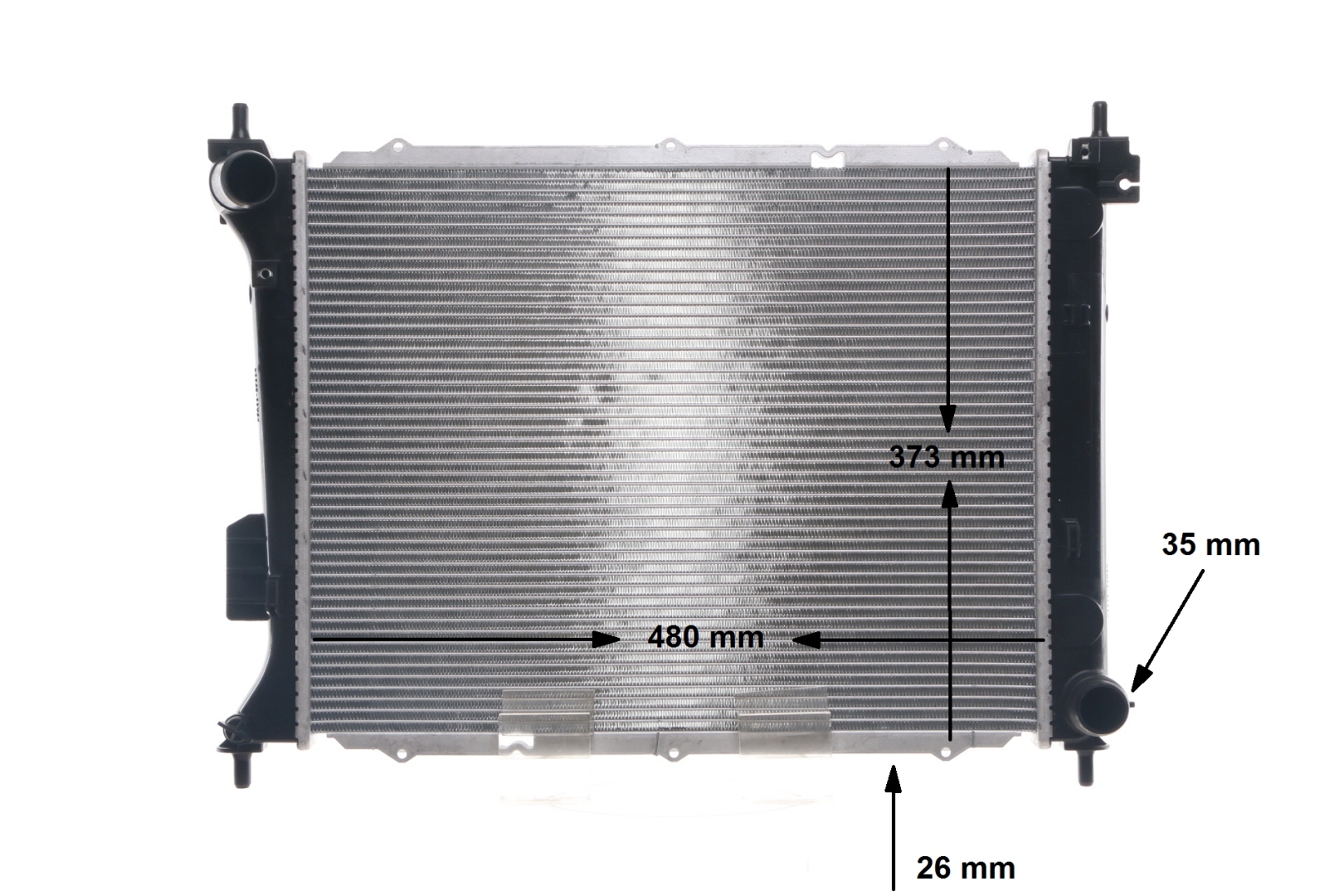 MAHLE ORIGINAL CR 1695 000S: Chłodnica, układ chłodzenia silnika BEHR