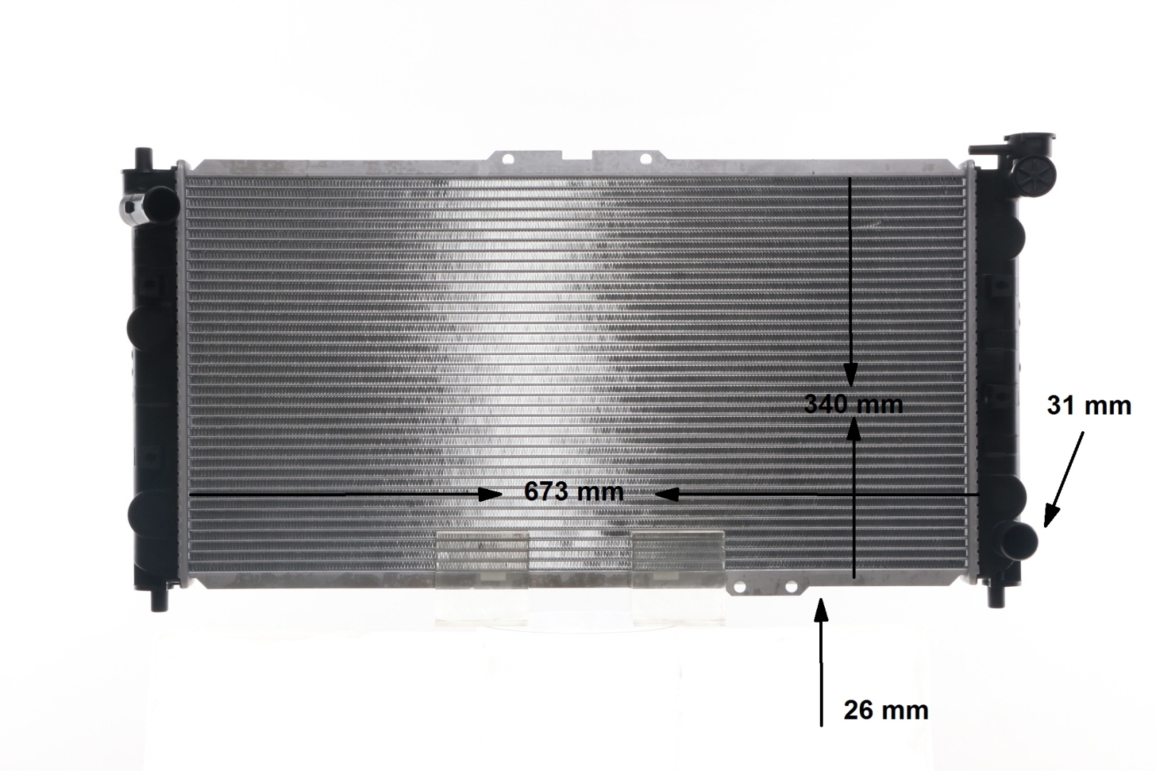 MAHLE ORIGINAL CR 182 000S: Kühler, Motorkühlung BEHR