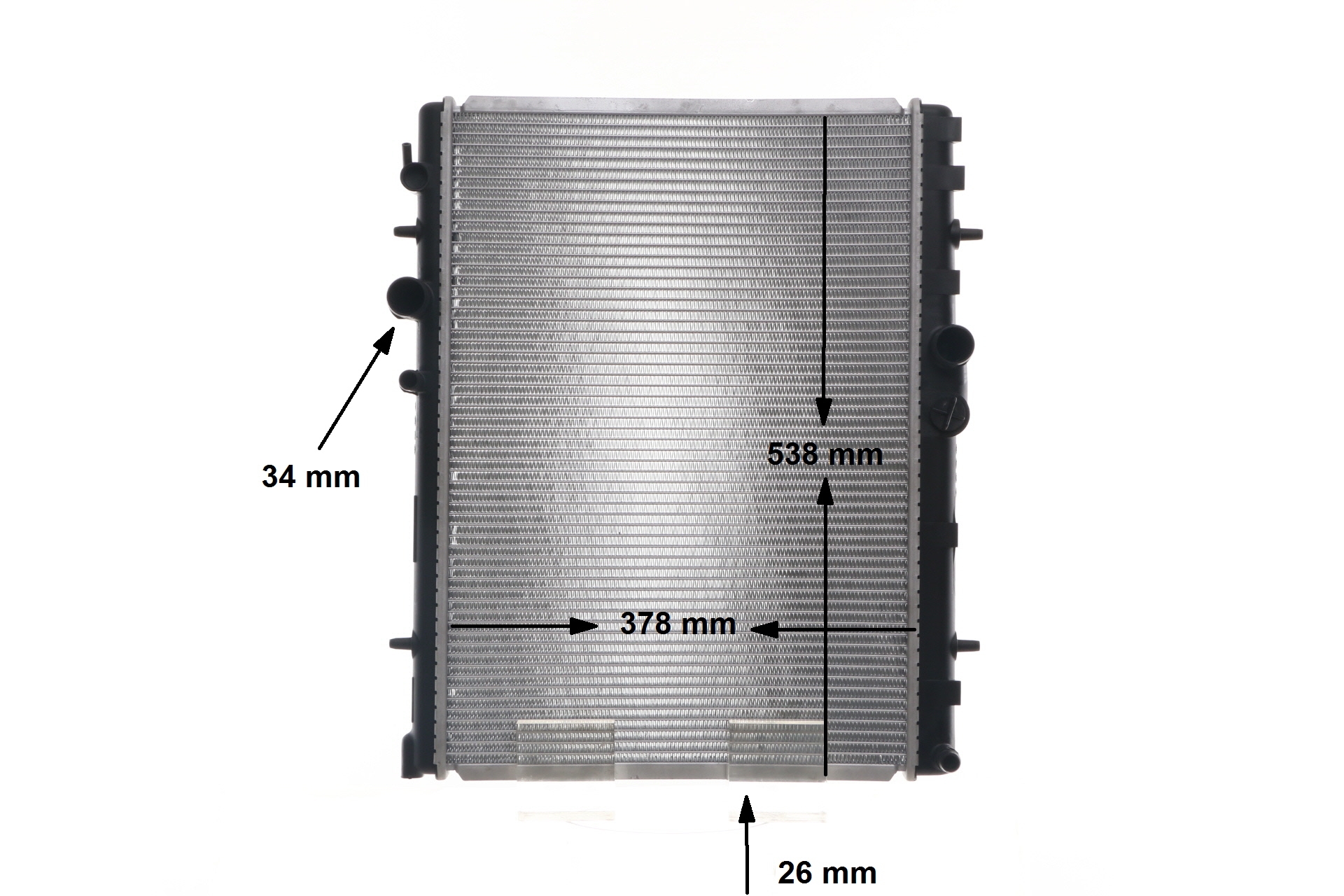 MAHLE ORIGINAL CR 1863 000S: Kühler, Motorkühlung BEHR