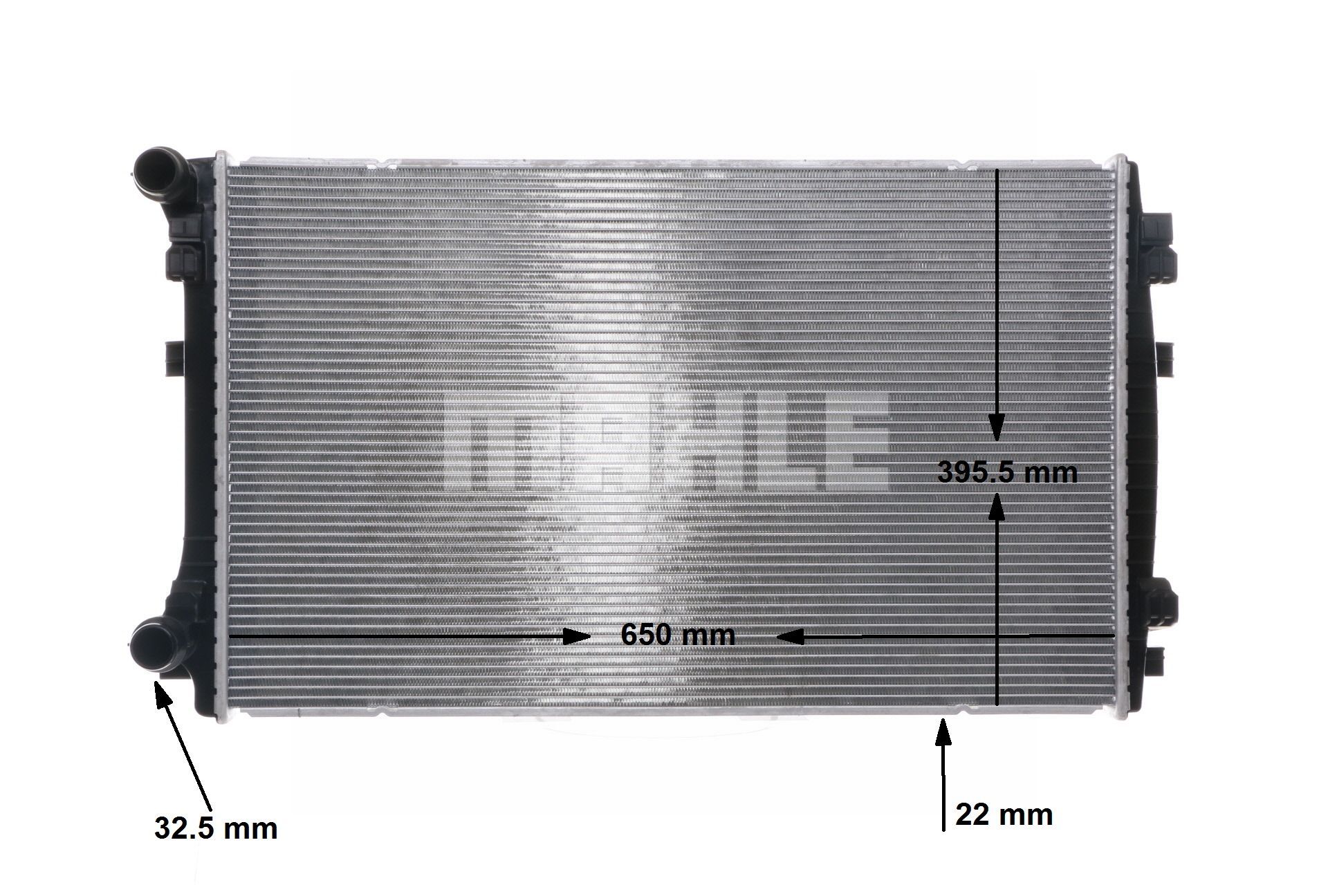 MAHLE ORIGINAL CR 2054 000S Chłodnica, układ chłodzenia silnika SKODA SUPERB (3V3) 150 KM benzyna koszt