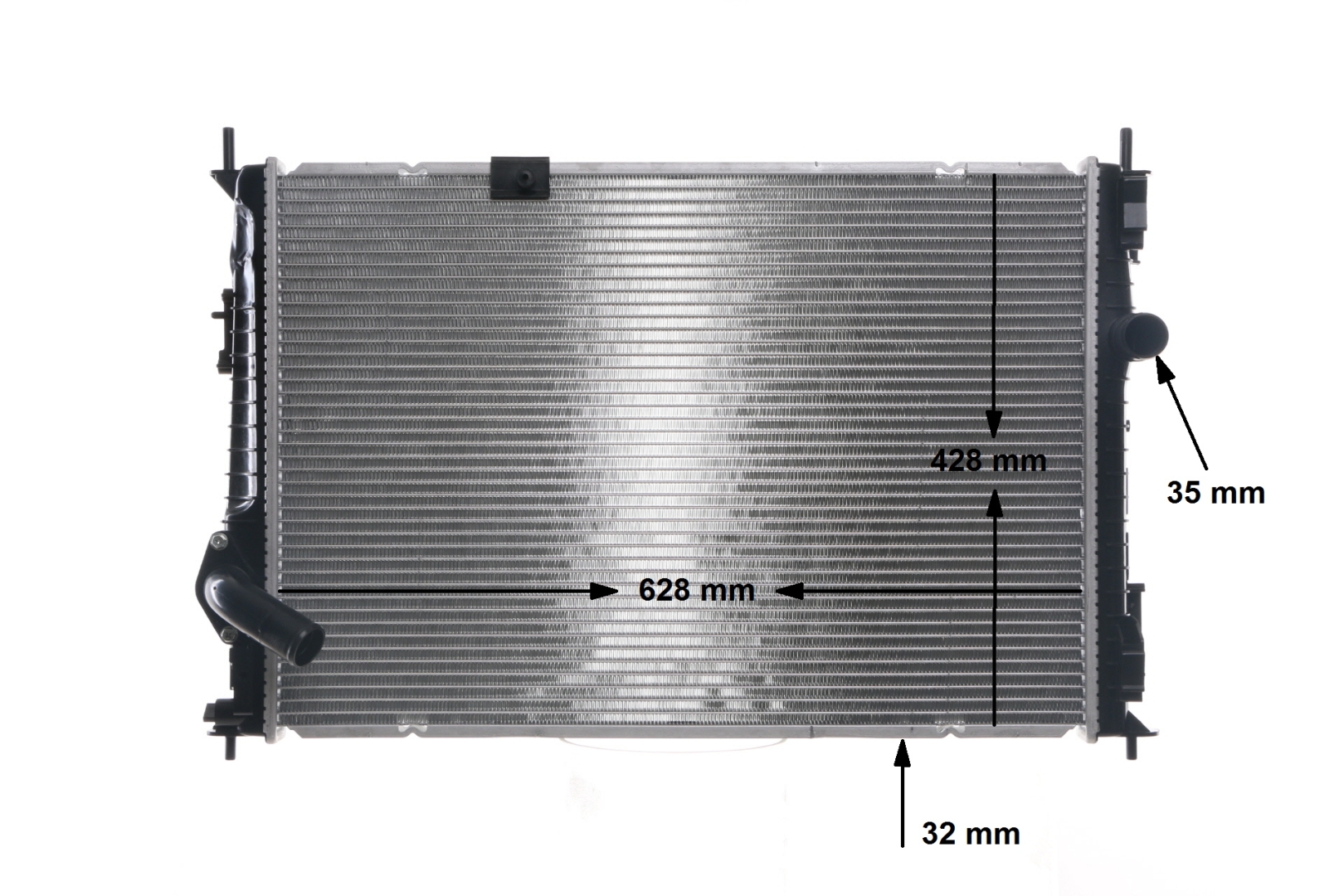 MAHLE ORIGINAL CR 2058 000S: Radiador, arrefecimento do motor
