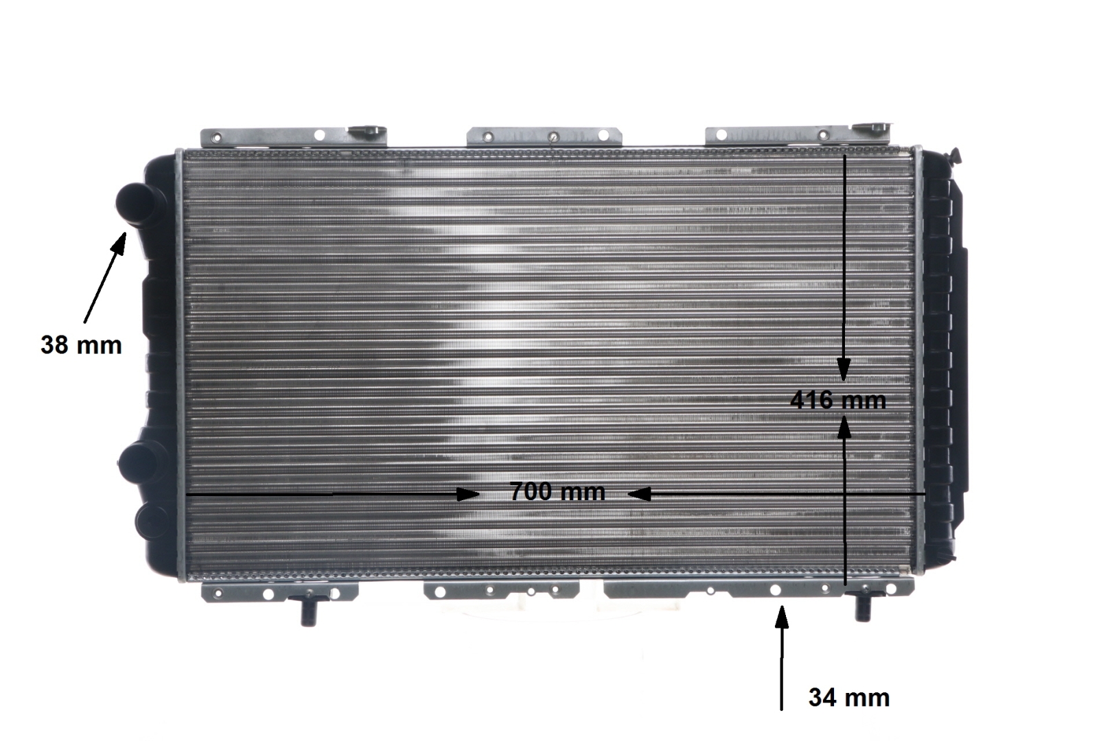 MAHLE ORIGINAL CR 2174 000S: Kühler, Motorkühlung BEHR