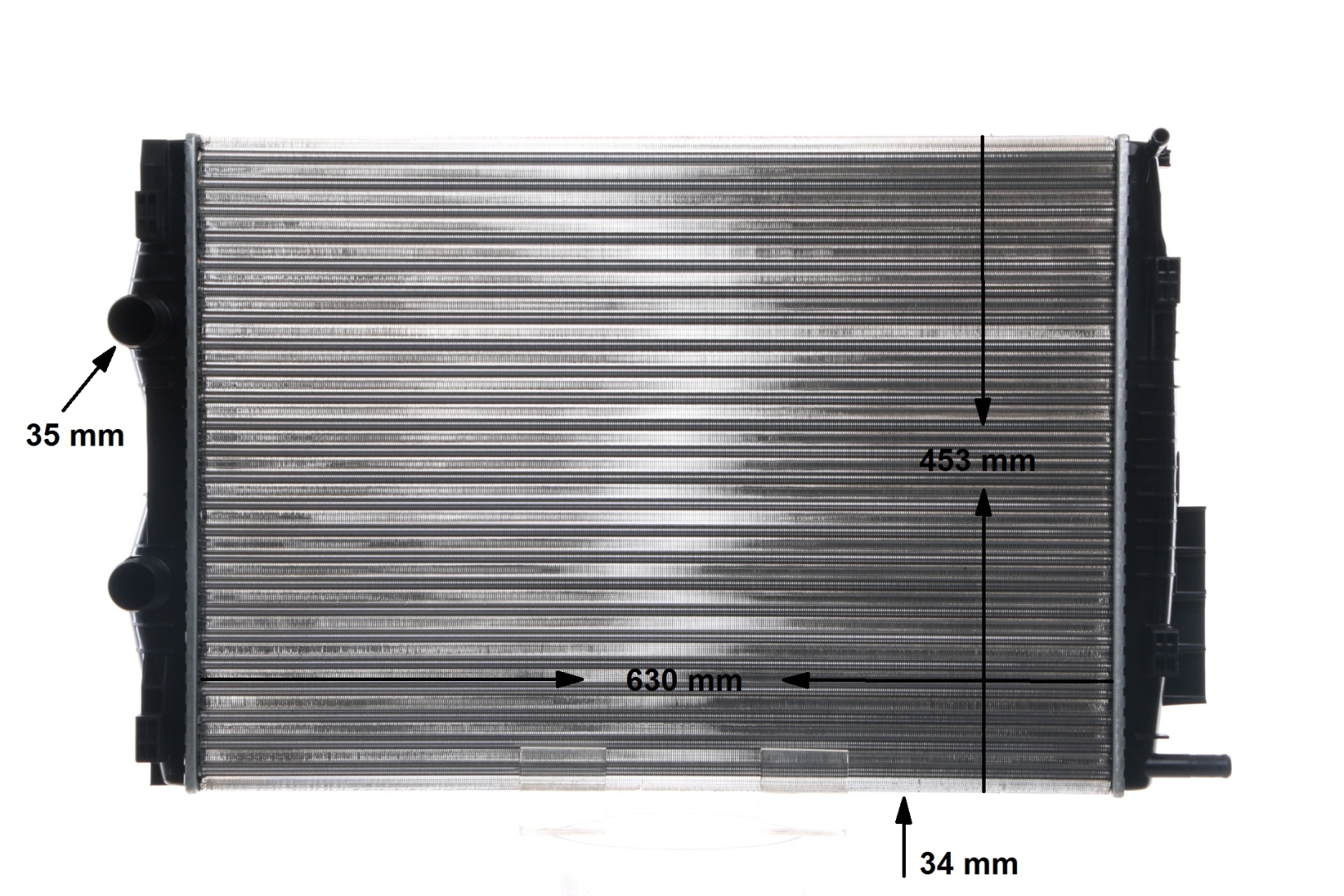 MAHLE ORIGINAL CR 22 001S: Radiator, motorkjøling