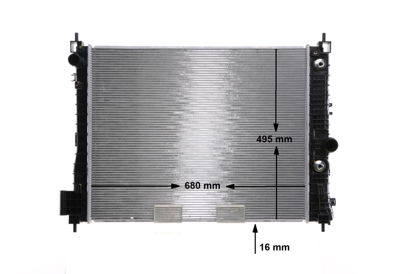 MAHLE ORIGINAL CR 2263 000S Chłodnica, układ chłodzenia silnika OPEL Mokka / Mokka X (J13) 110 KM olej napędowy koszt