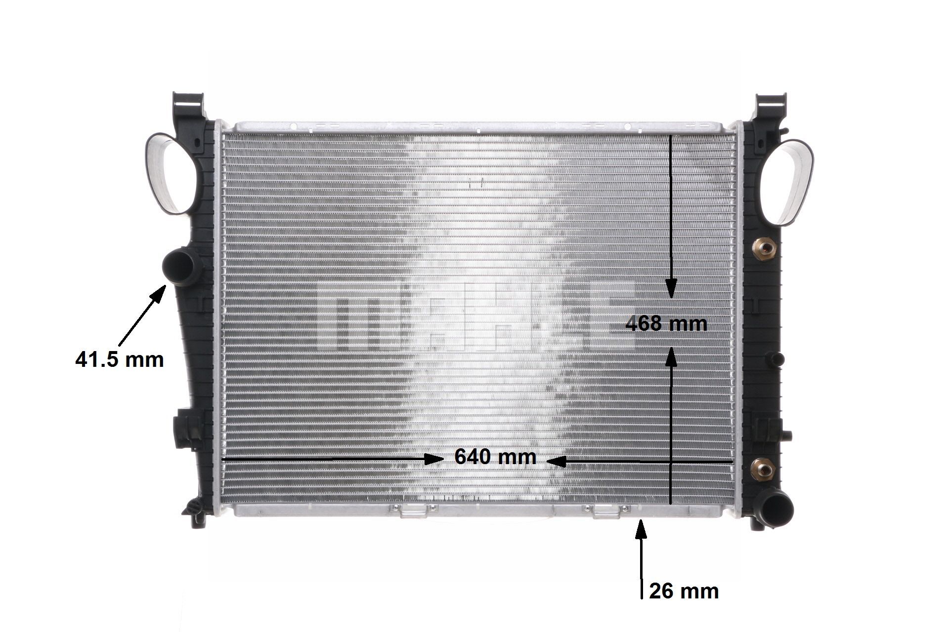 MAHLE ORIGINAL CR 304 000S Chłodnica, układ chłodzenia silnika MERCEDES-BENZ Klasa S Sedan (W220) 204 KM benzyna koszt