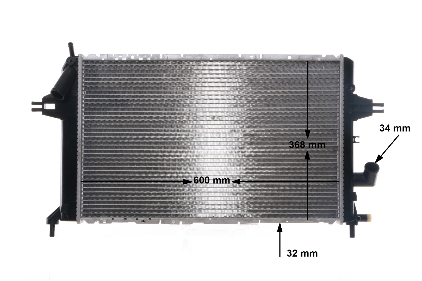 MAHLE ORIGINAL CR 305 000S: Radiador, refrigeración del motor BEHR