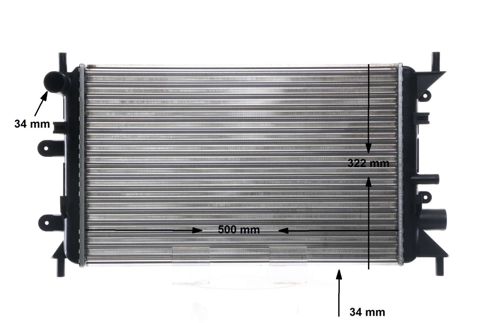MAHLE ORIGINAL CR 377 000S: Radiateur BEHR