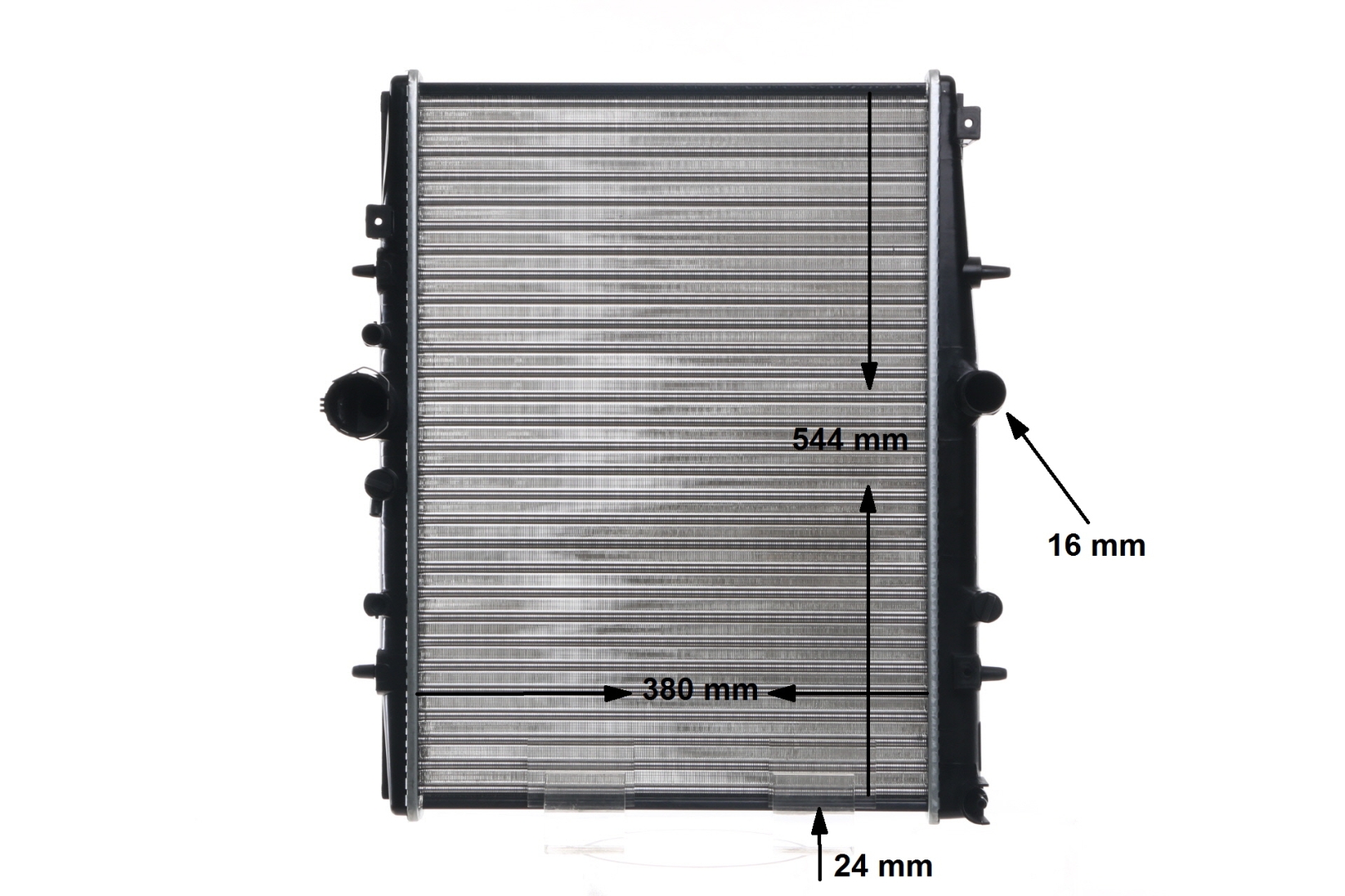 MAHLE ORIGINAL CR 393 000S: Kühler, Motorkühlung BEHR