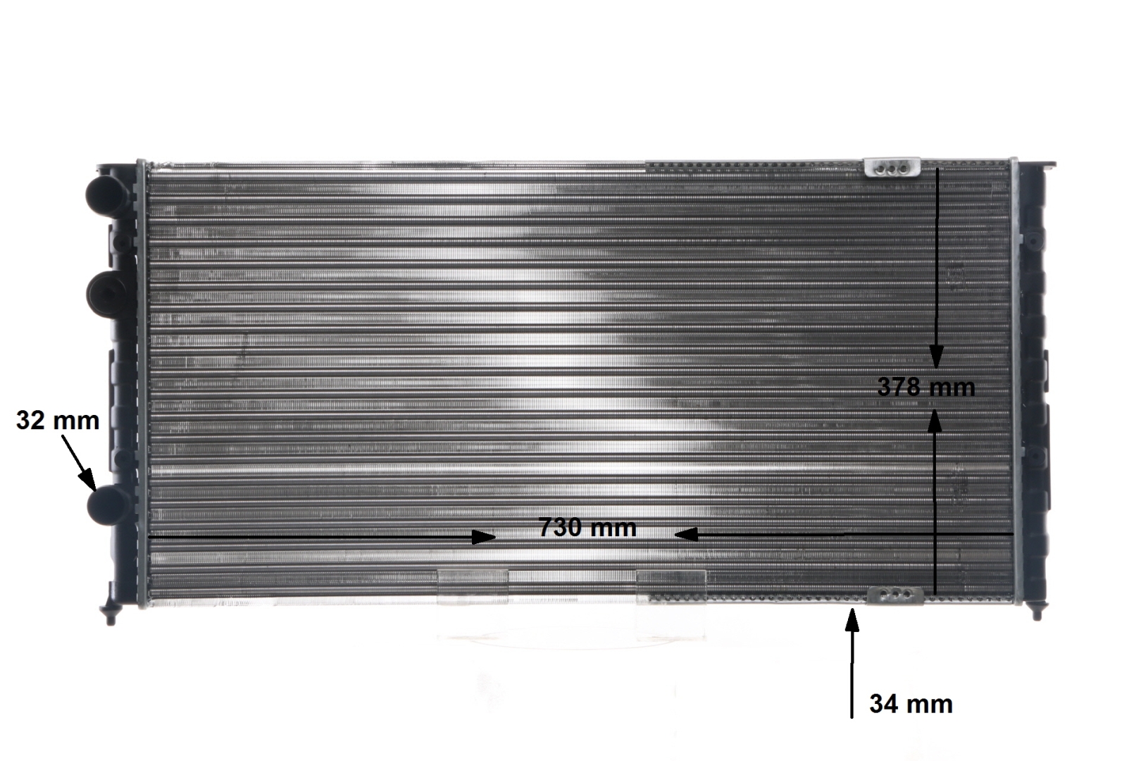 MAHLE ORIGINAL CR 409 000S Radiatorius, variklio aušinimas VOLKSWAGEN PASSAT Variant (3A5, 35I) 80 AG dyzelinas kaina