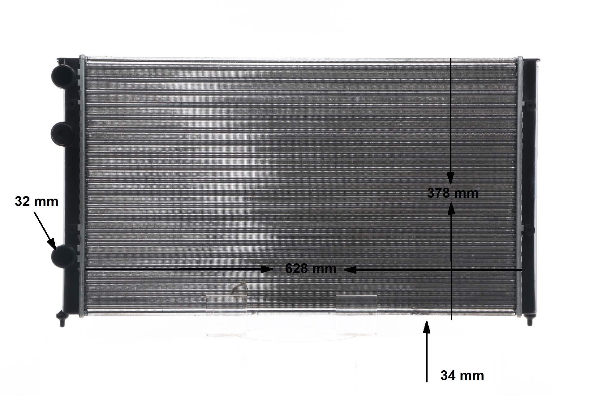 MAHLE ORIGINAL CR 410 000S Radiatorius, variklio aušinimas VOLKSWAGEN PASSAT Variant (3A5, 35I) 174 AG benzinas kaina