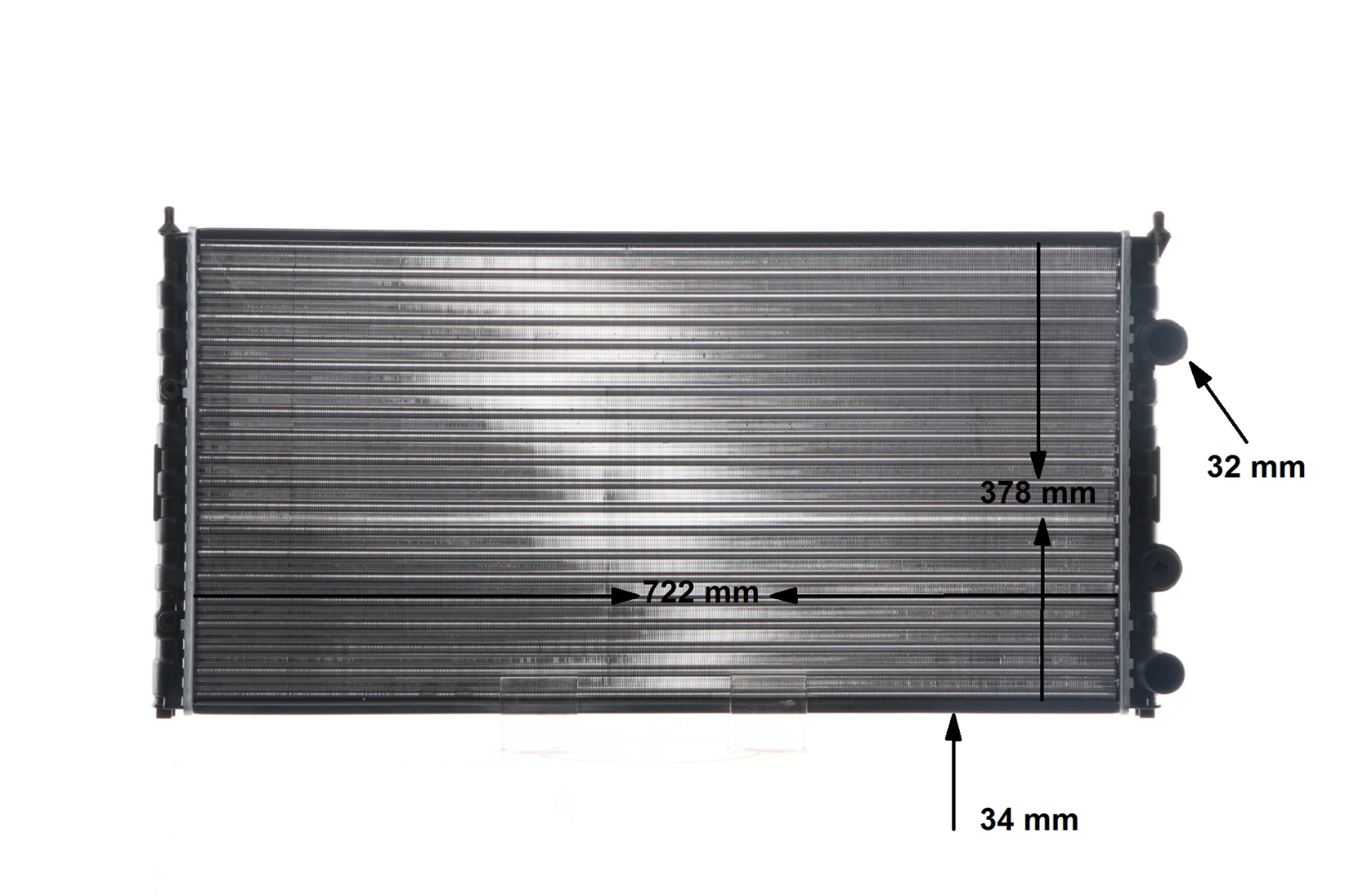 MAHLE ORIGINAL CR 417 000S Radiatorius, variklio aušinimas VOLKSWAGEN PASSAT Variant (3A5, 35I) 75 AG benzinas kaina