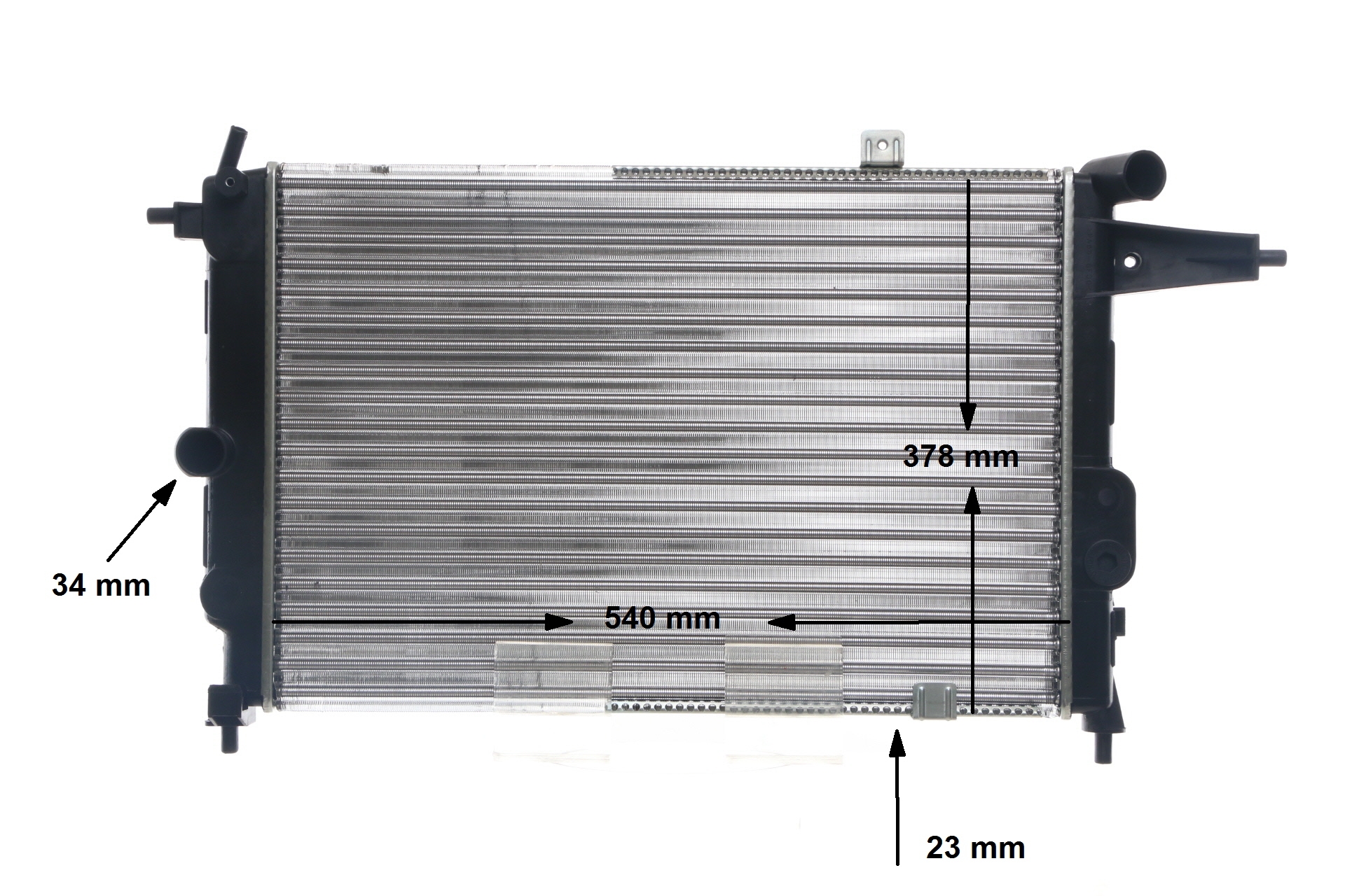 MAHLE ORIGINAL CR 437 000S: Radiator, racire motor
