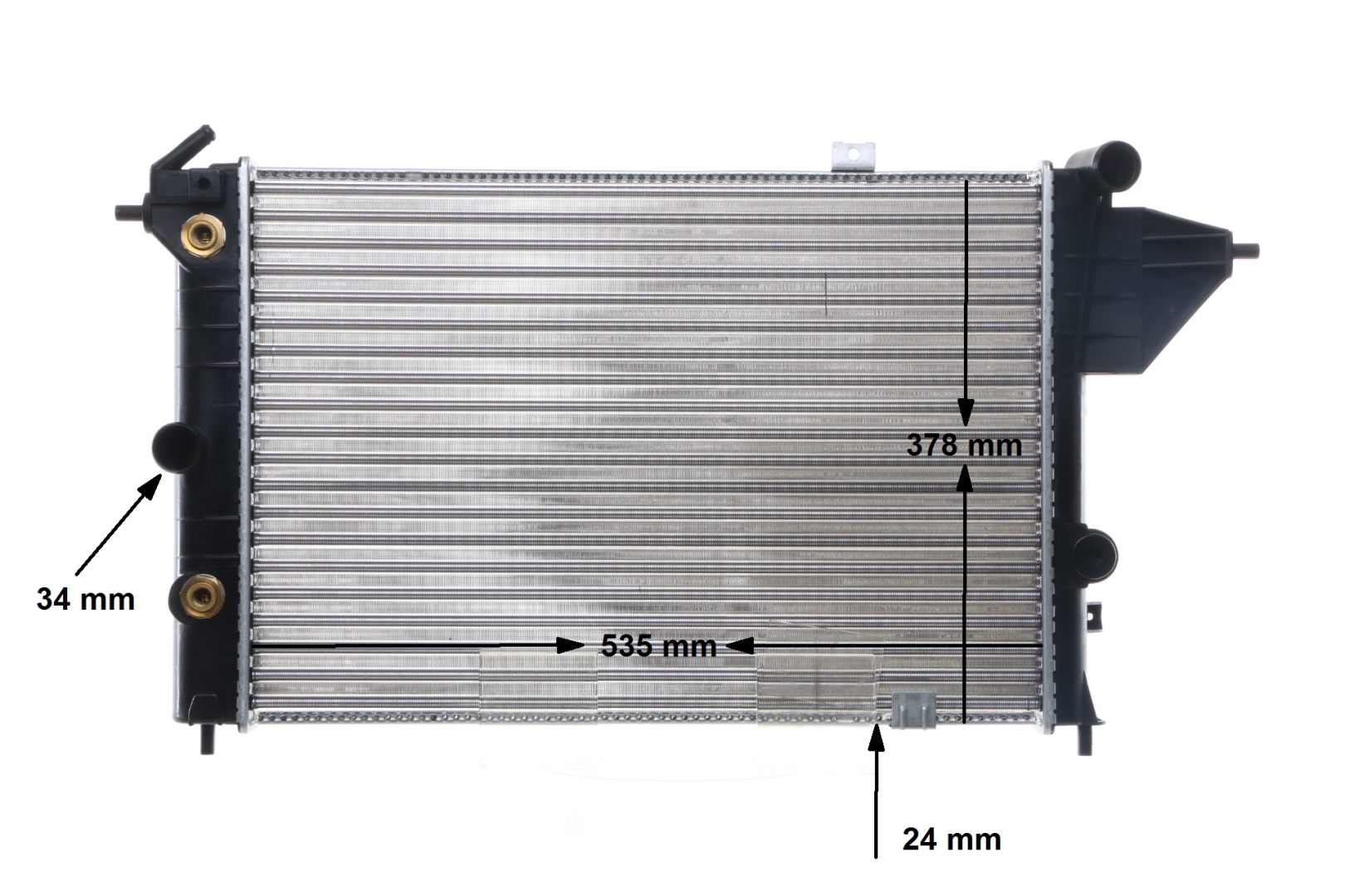 MAHLE ORIGINAL CR 439 000S: Kühler, Motorkühlung BEHR