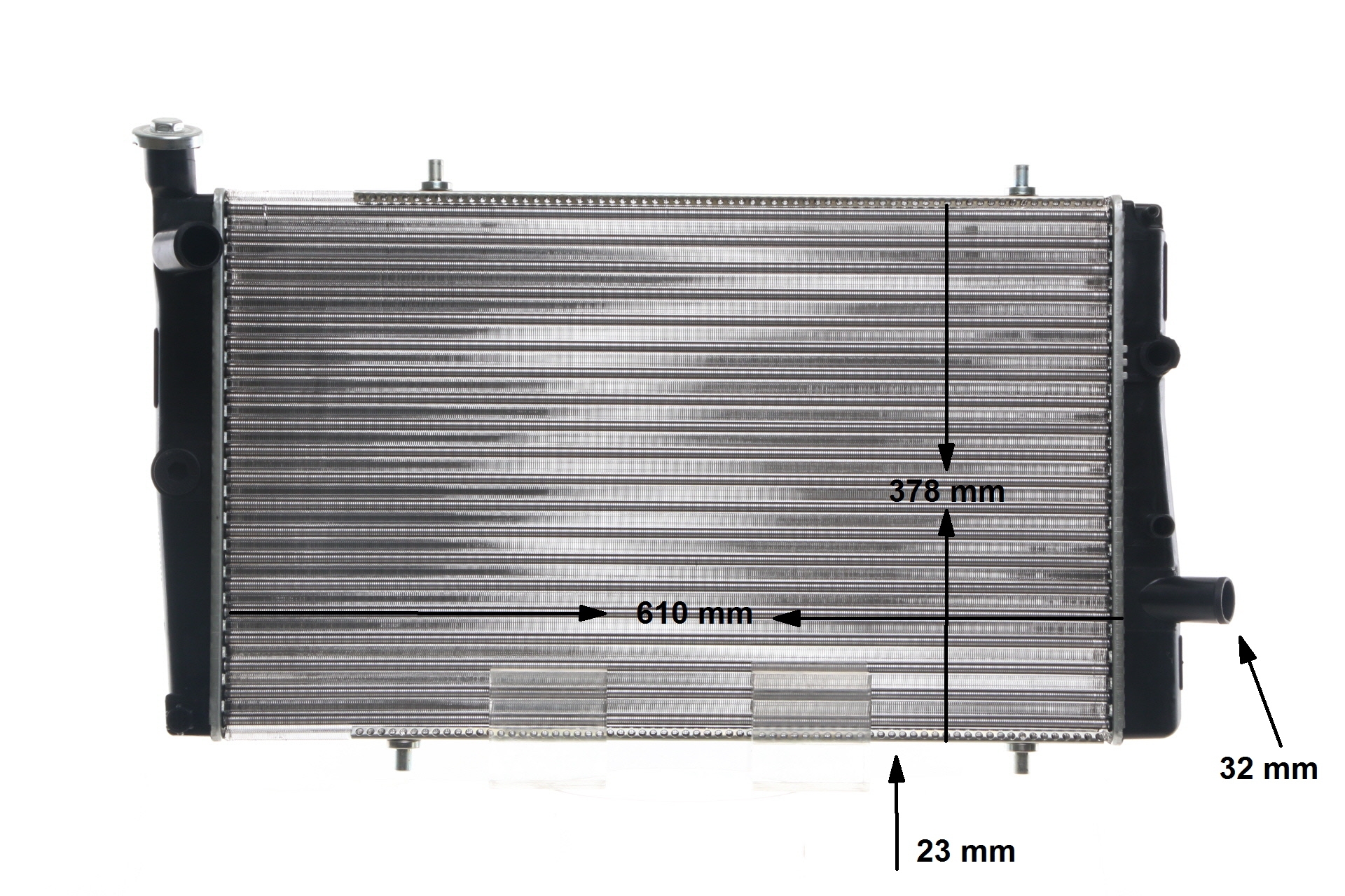 MAHLE ORIGINAL CR 444 000S: Radiator, racire motor cu acceasorii, cu surub, Cu capac