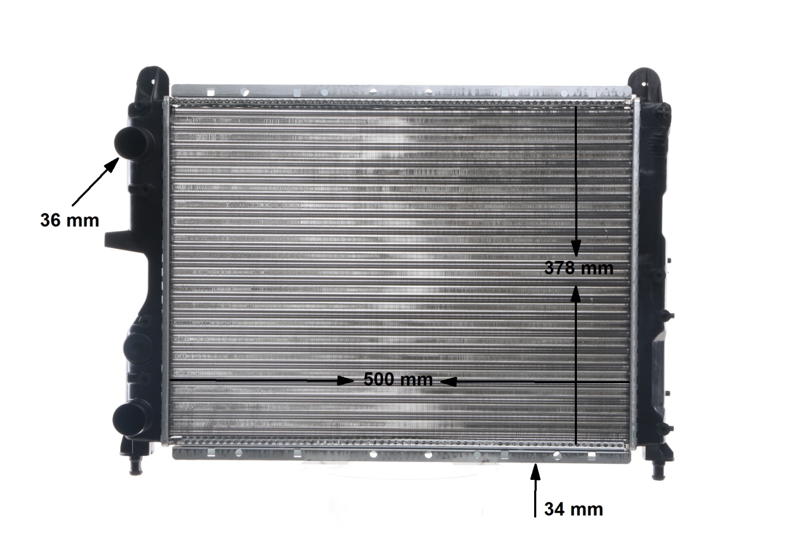 MAHLE ORIGINAL CR 450 000S: Kühler, Motorkühlung BEHR